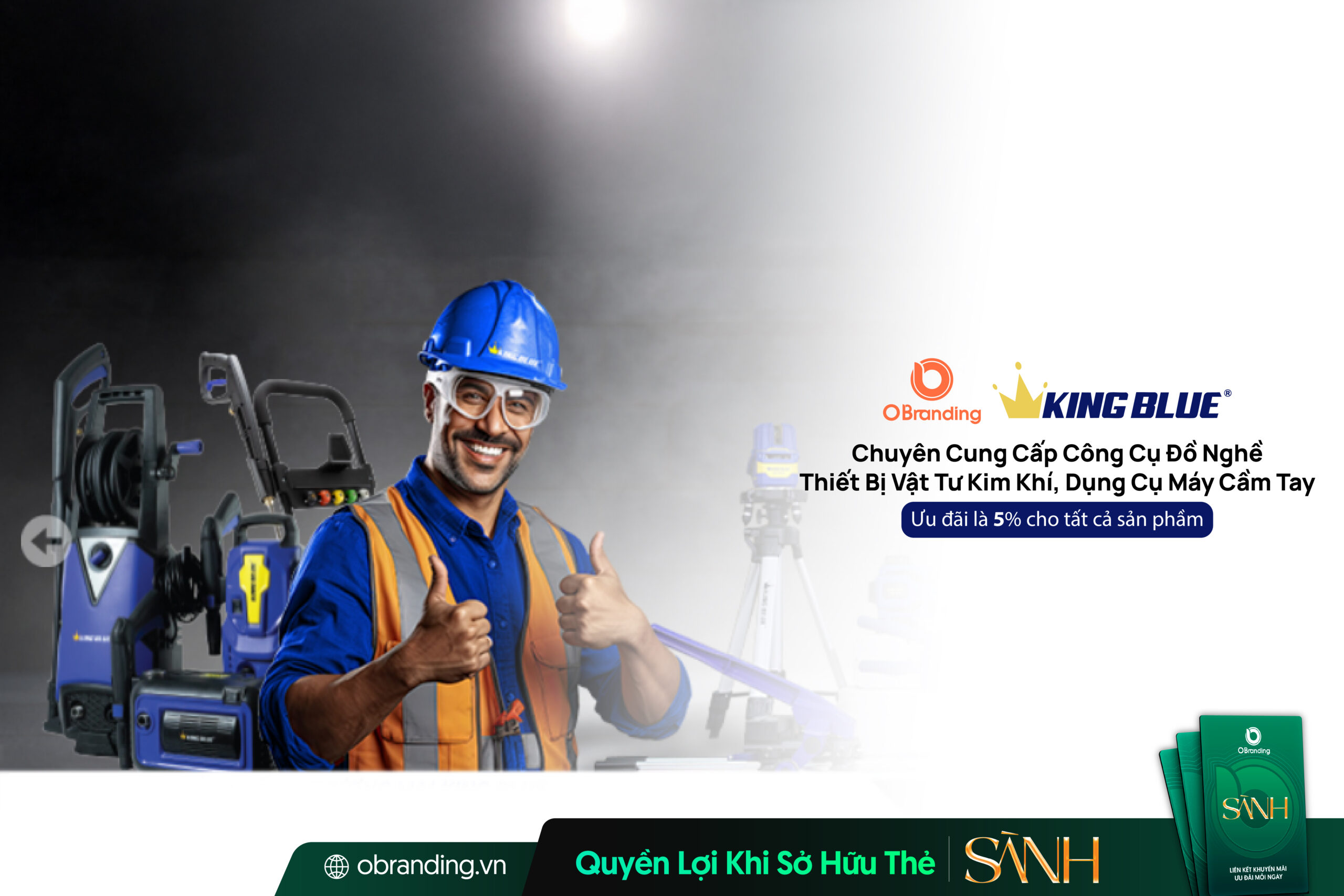 ĐẠI LÝ ANH HƯNG – KING BLUE Thiết Bị Kim Khí & Công Cụ Cầm Tay Chuyên Nghiệp