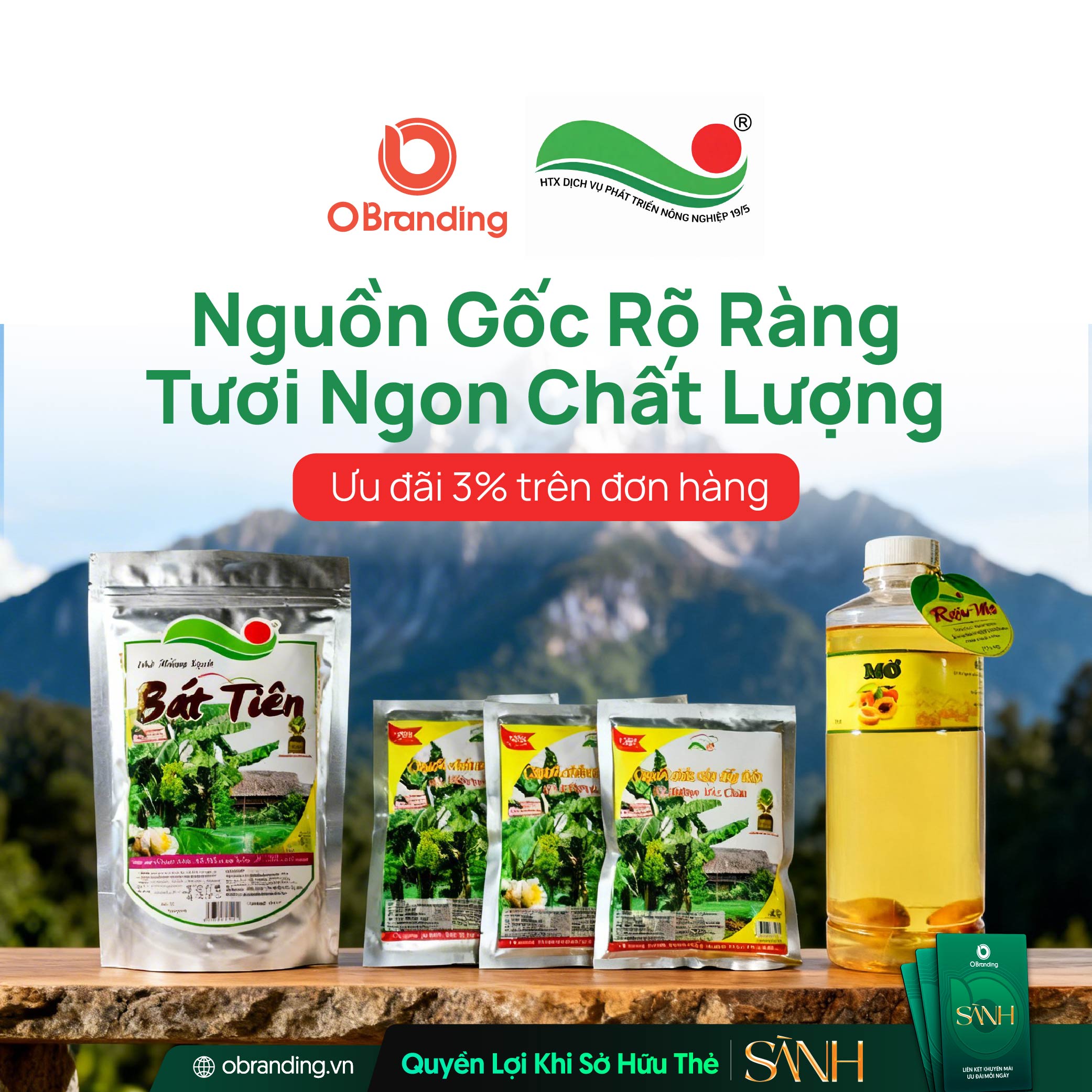 Ưu đãi dành cho hội viên Thẻ Sành