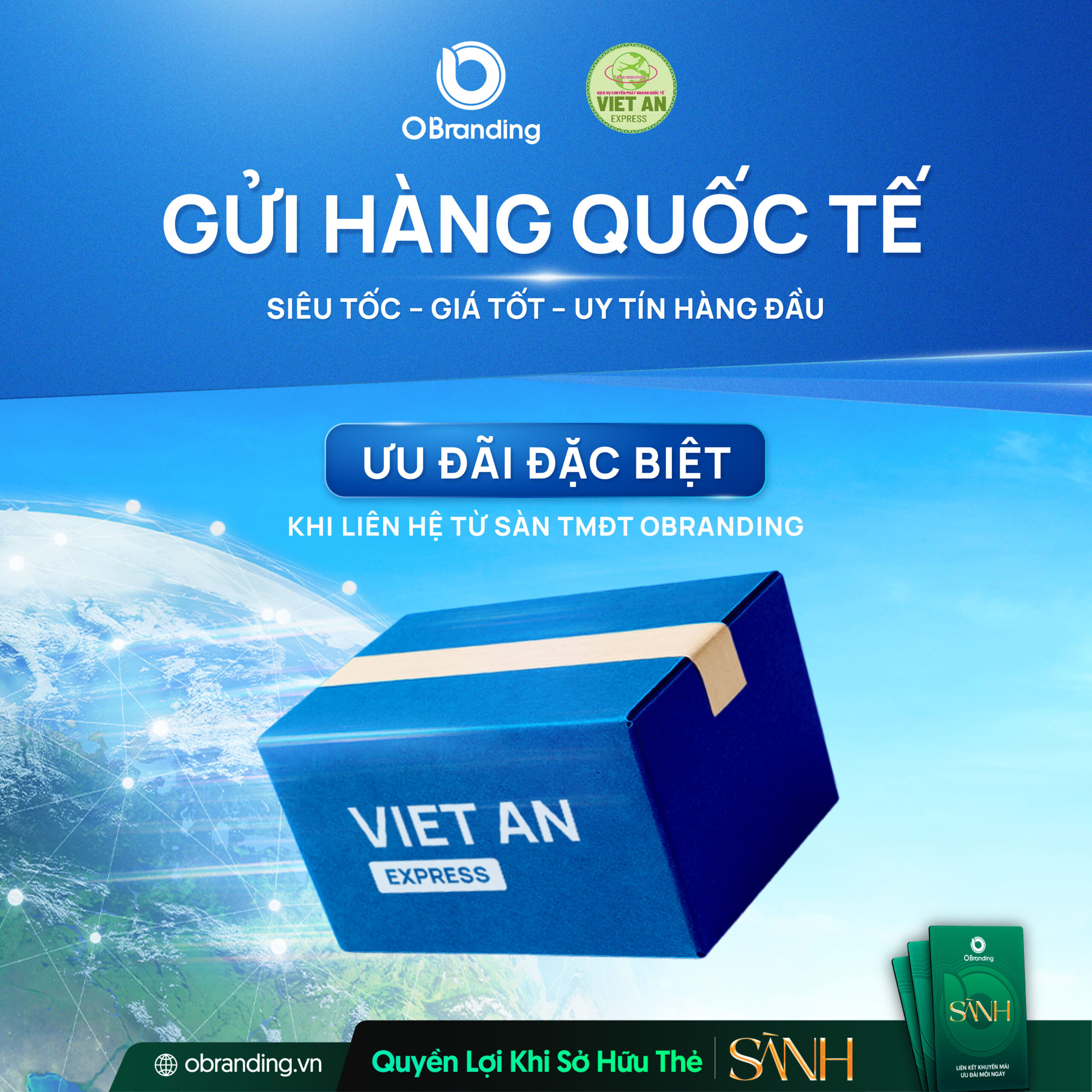 Ưu đãi độc quyền cho hội viên Thẻ Sành