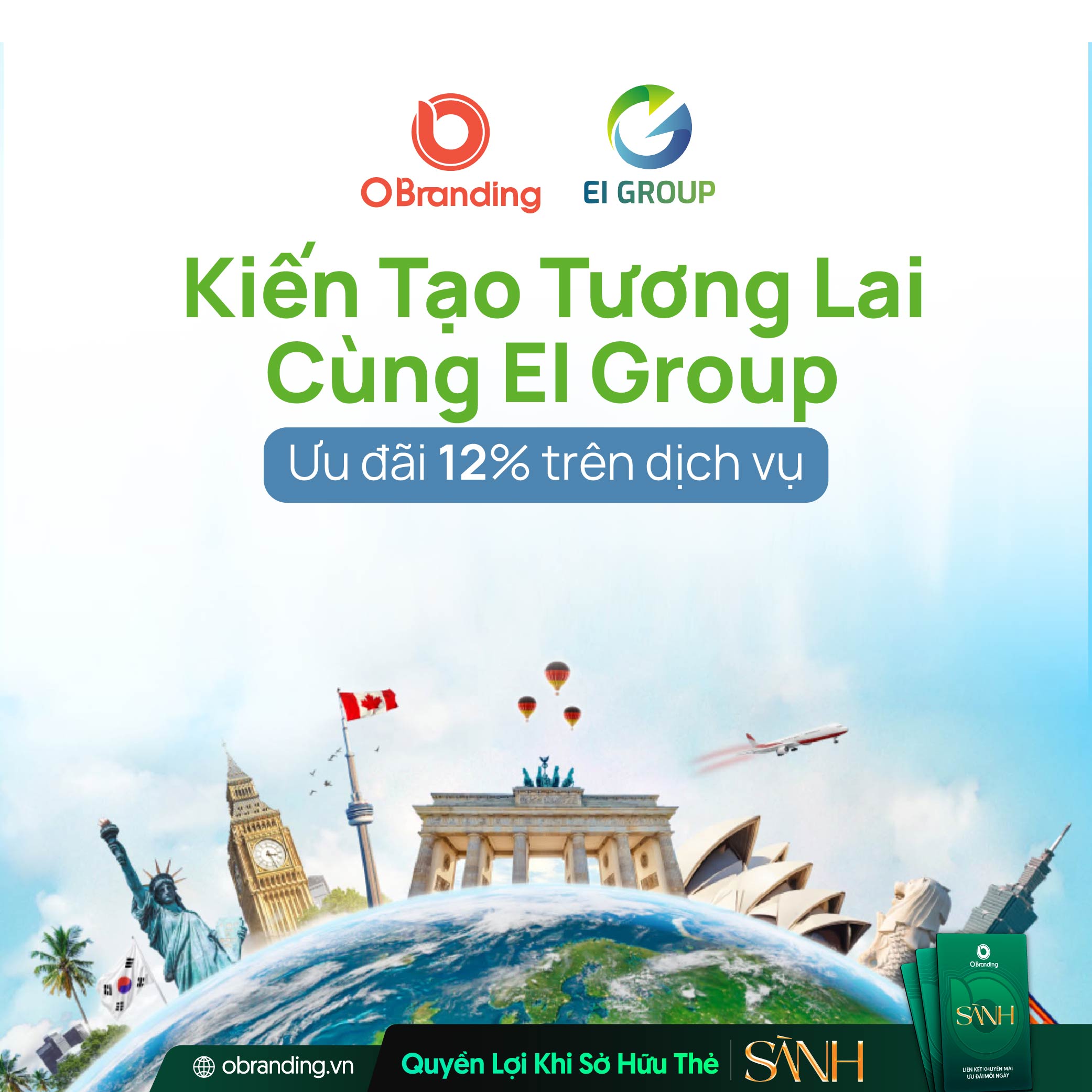 Ưu đãi độc quyền cho hội viên Thẻ Sành