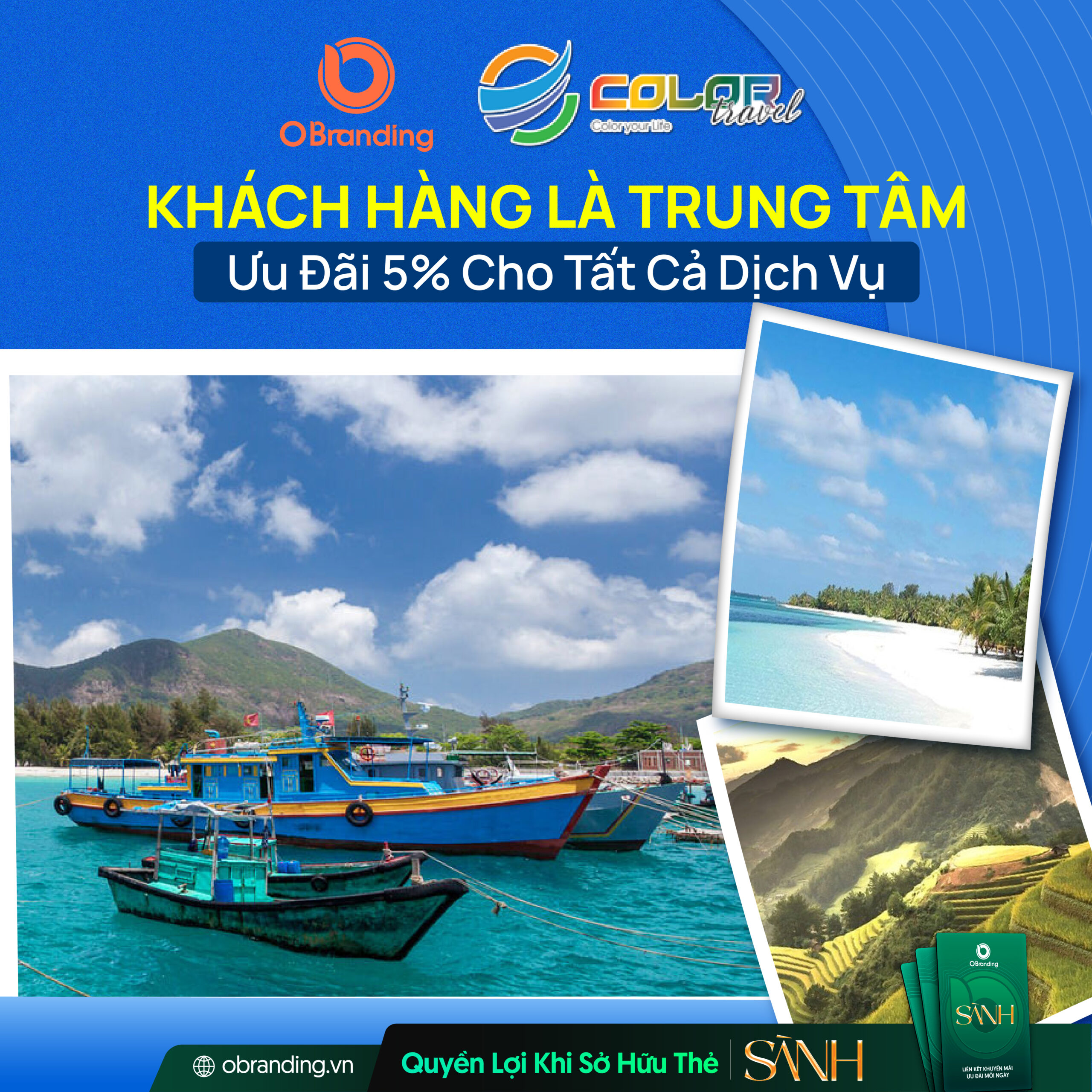 Ưu đãi độc quyền cho hội viên Thẻ Sành