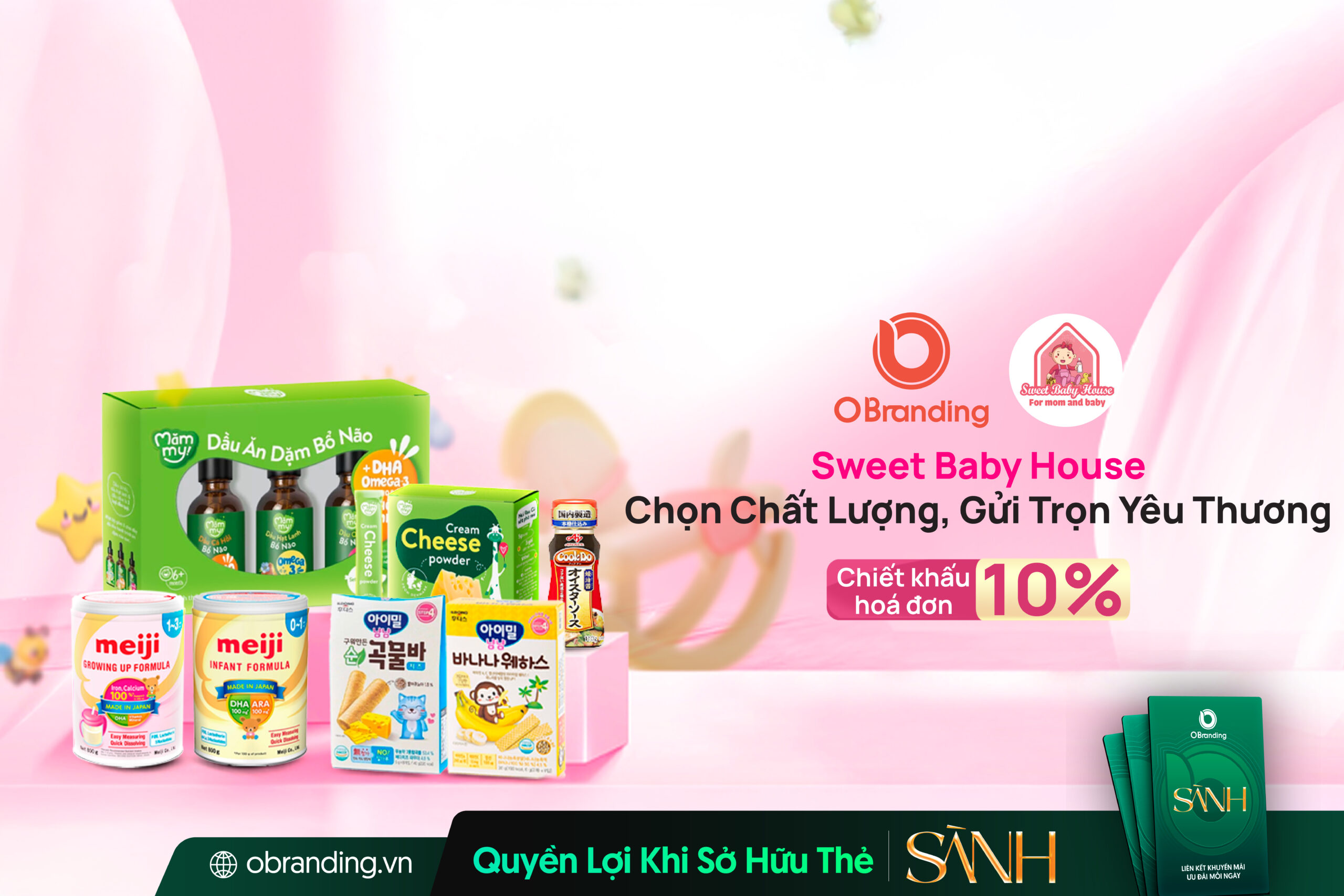 Sweet Baby House – Đồng Hành Cùng Sự Phát Triển Toàn Diện Của Bé Từ Những Lựa Chọn Dinh Dưỡng Chuẩn Mực