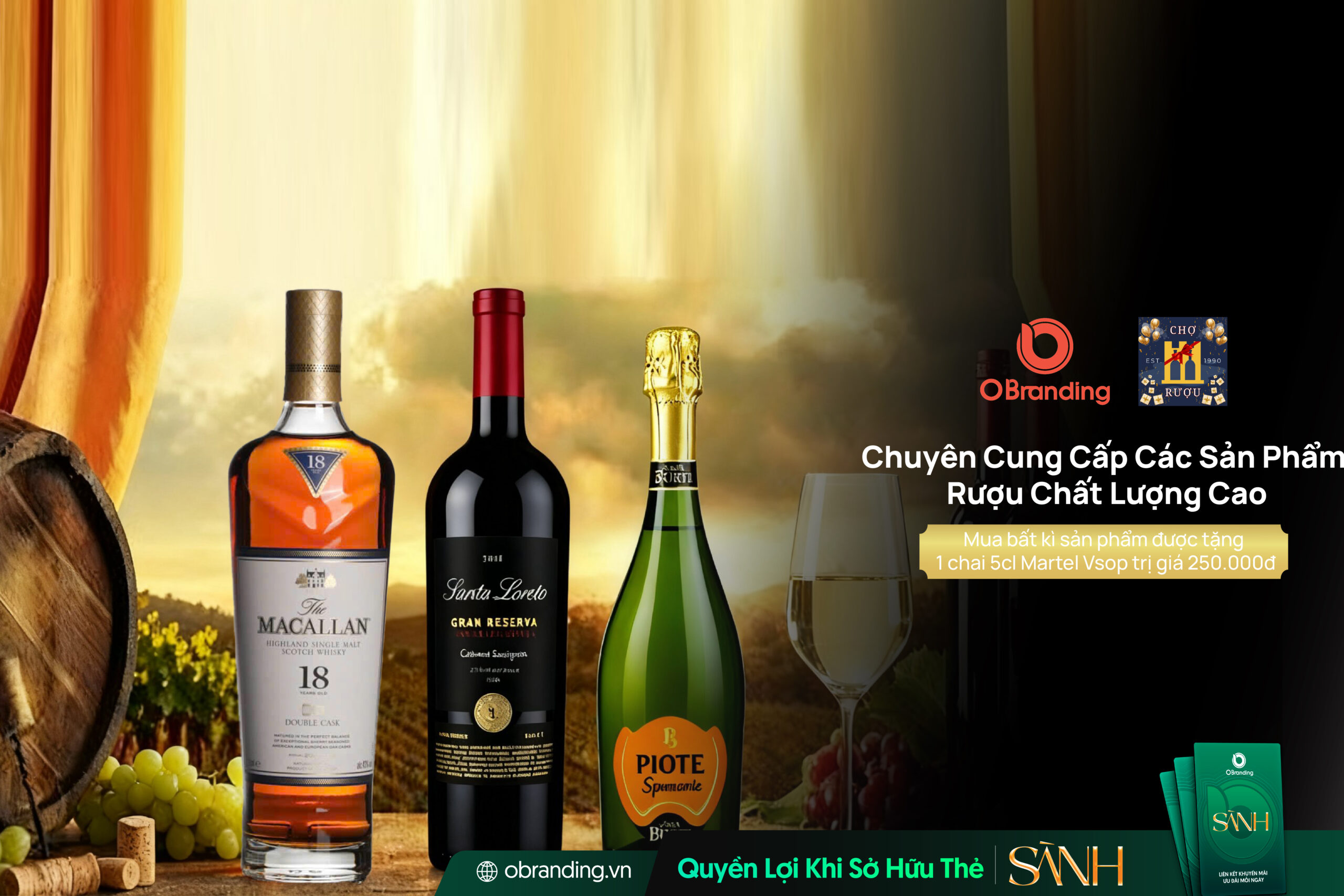 Chợ Rượu – Kênh Bán Hàng Trực Tuyến Sản Phẩm Rượu Chất Lượng Cao