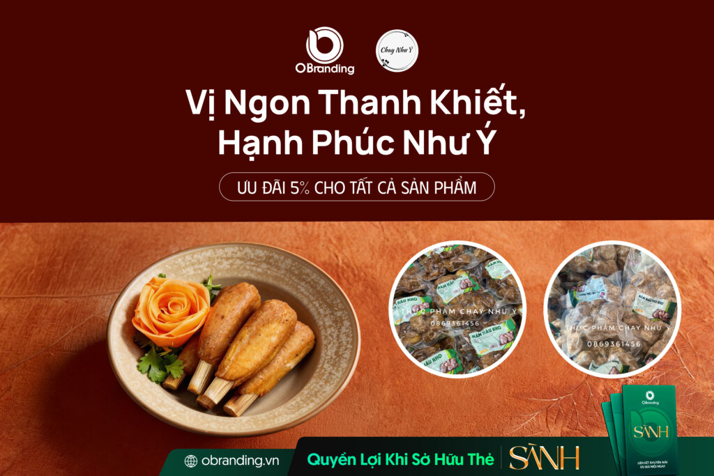 Thực Phẩm Chay Như Ý – Lan Tỏa Giá Trị Ẩm Thực Thực Vật Và Lối Sống An Nhiên