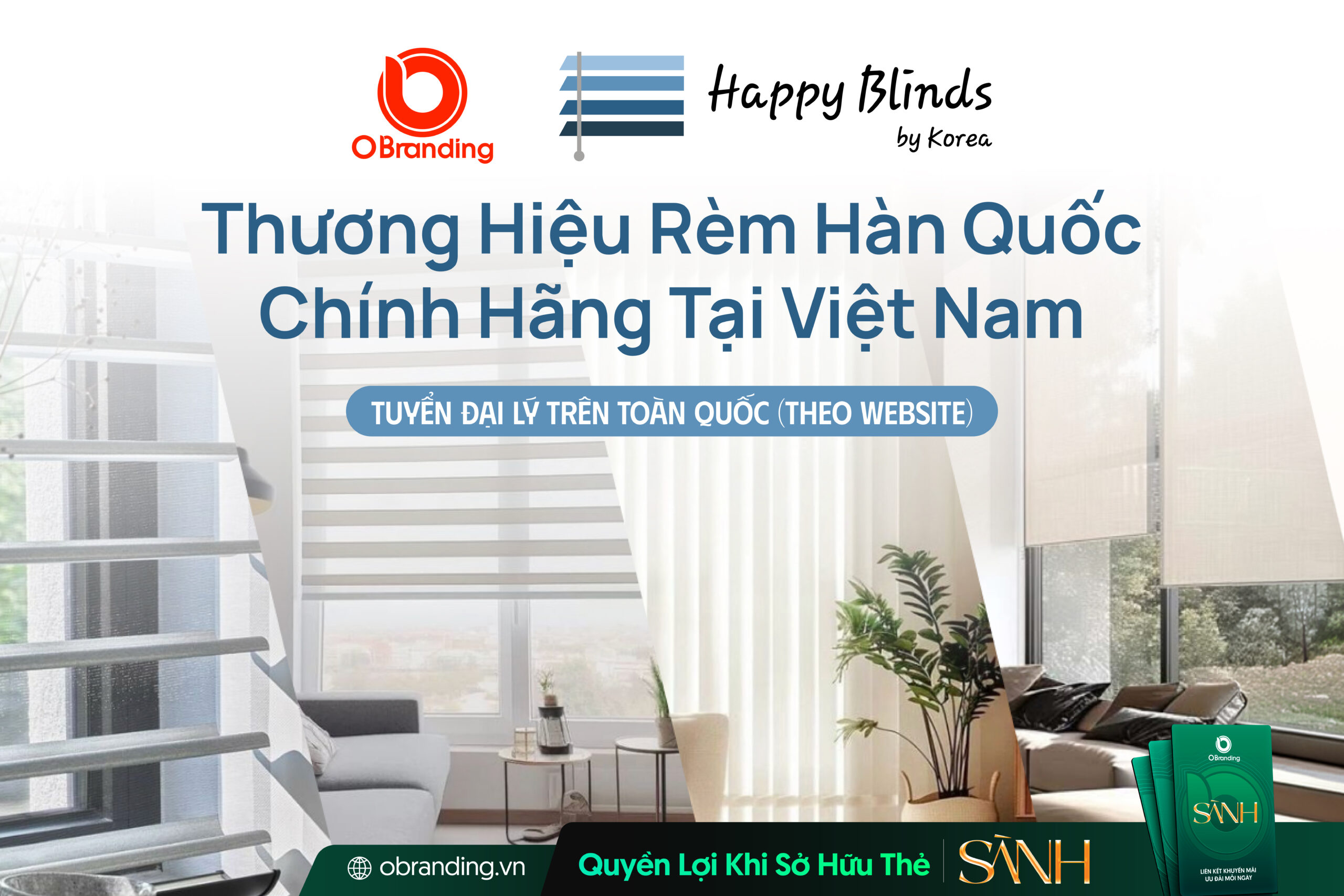 HAPPY BLINDS – Mang Giải Pháp Rèm Hàn Quốc Chính Hãng Đến Không Gian Hiện Đại