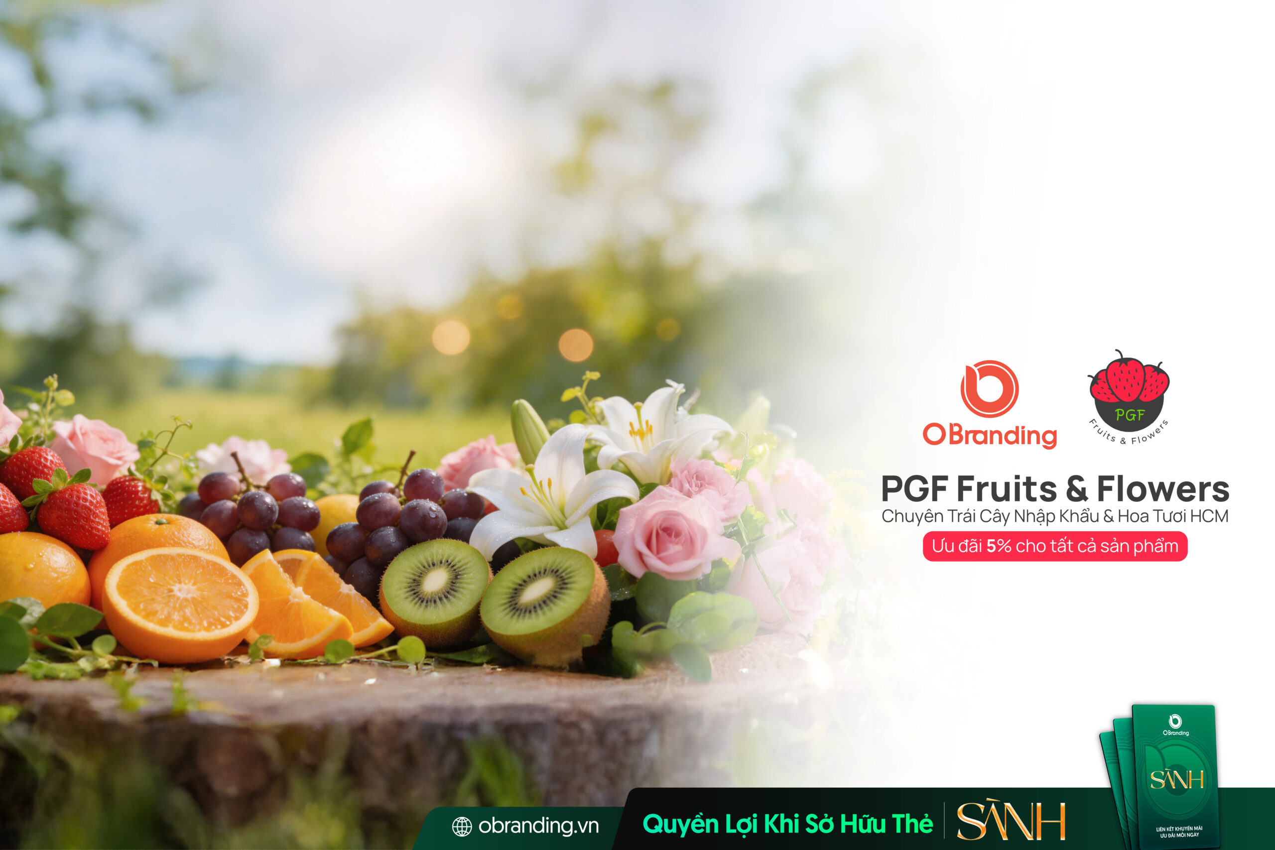 PGF FRUITS & FLOWERS – Chuyên Trái Cây Nhập Khẩu Cao Cấp Và Hoa Tươi Tại TP. Hồ Chí Minh