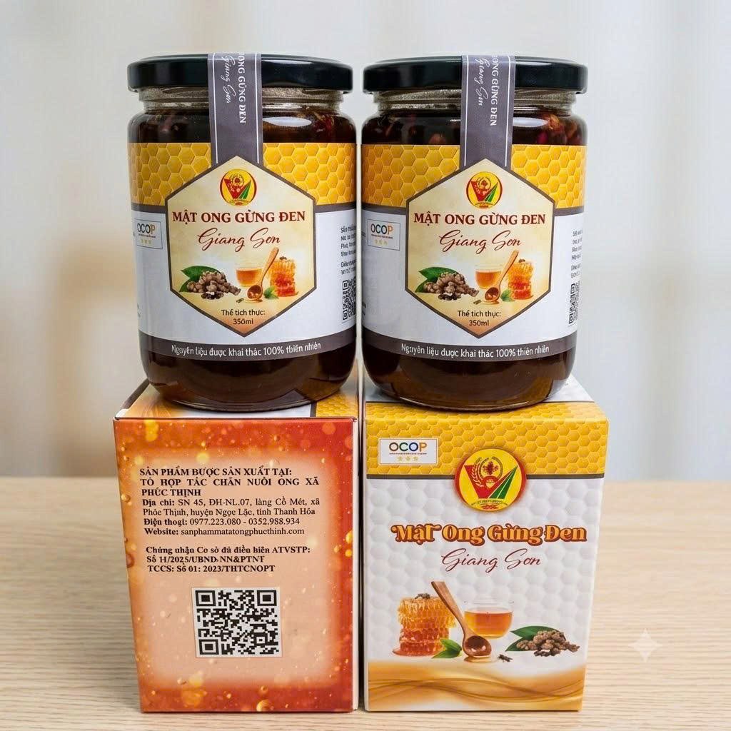 Mật Ong Gừng Đen Giang Sơn