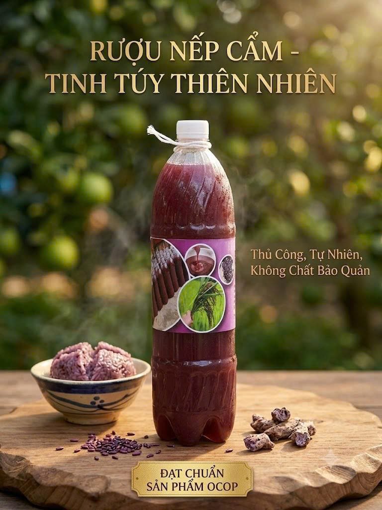 RƯỢU NẾP CẨM TƯƠNG DƯƠNG