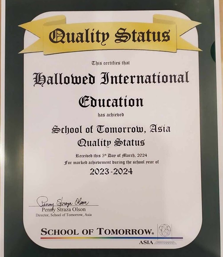 HALLOWED INTERNATIONAL EDUCATION (CHI NHÁNH HALLOWED LEARNING CENTER - CÔNG TY TNHH DỊCH VỤ HALLOWED )