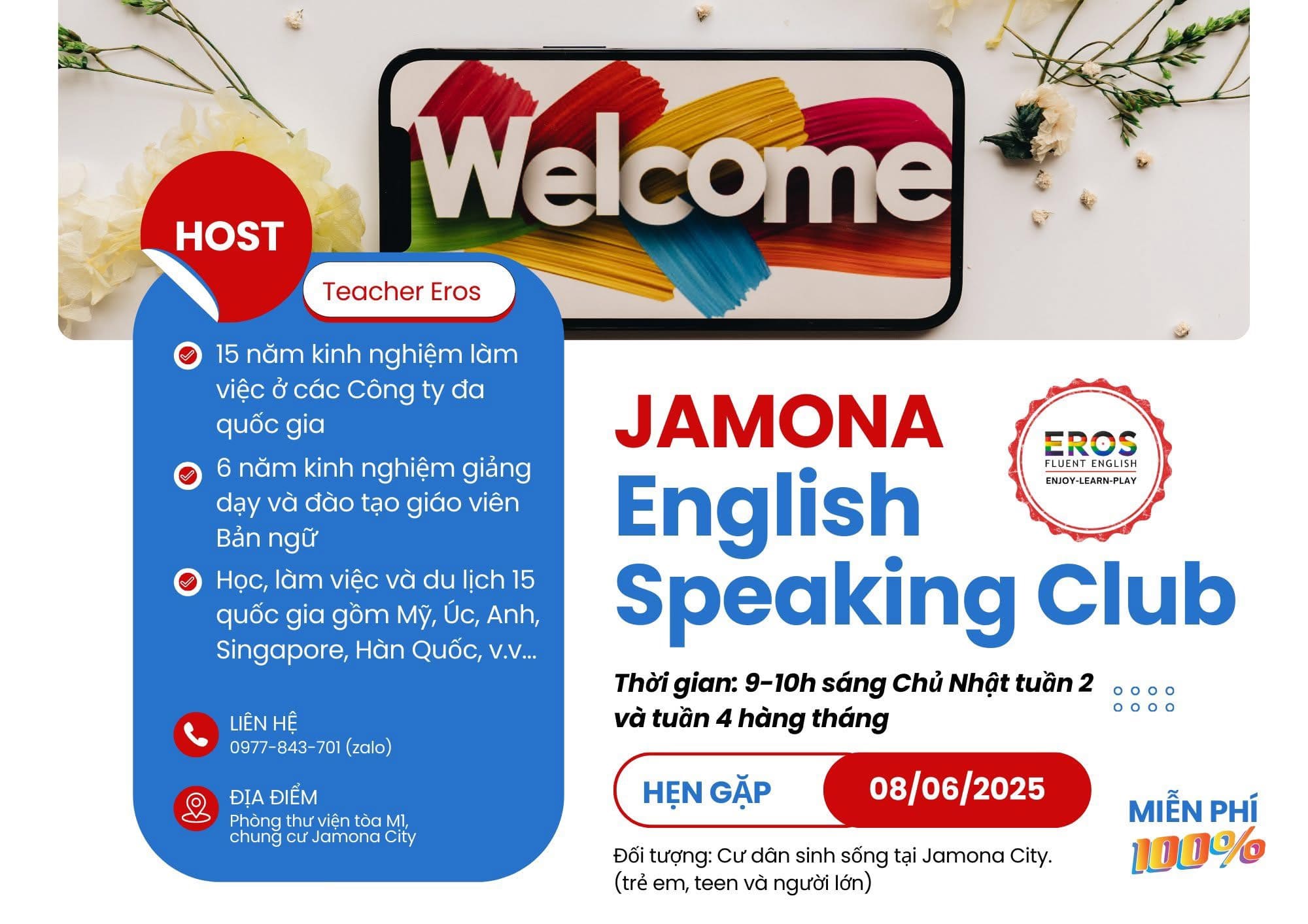 Eros Fluent English