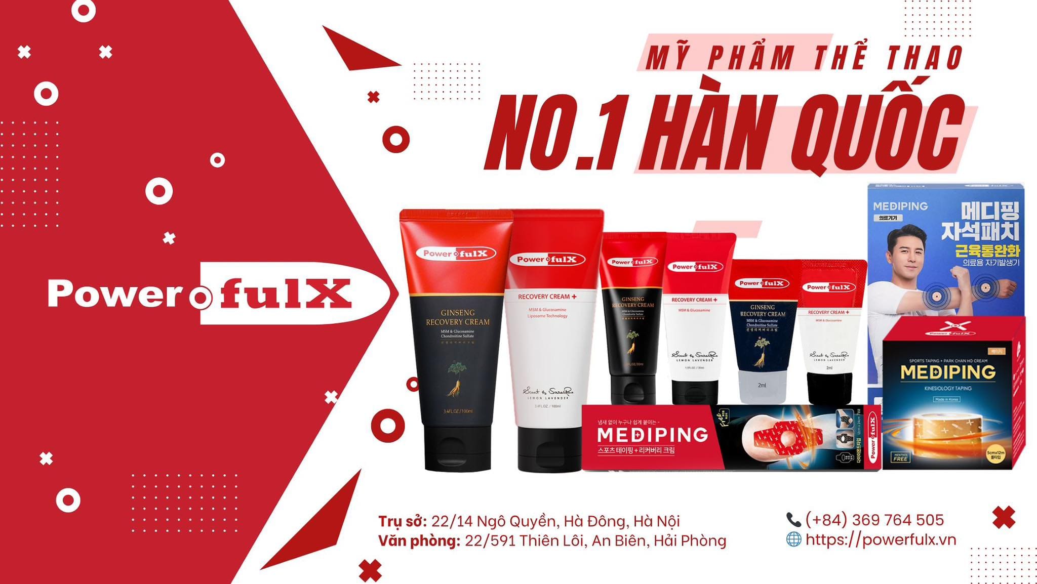 POWERFUL-X - Sản phẩm chăm sóc thể thao