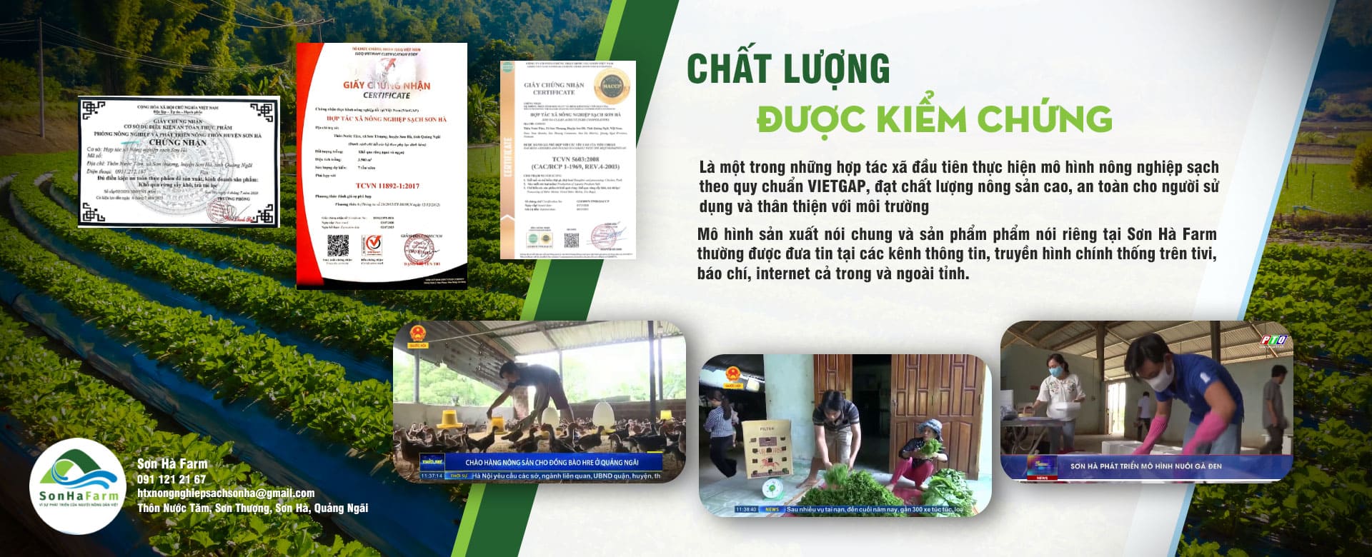 HTX Sơn Hà - Đặc sản nông nghiệp Quảng Ngãi