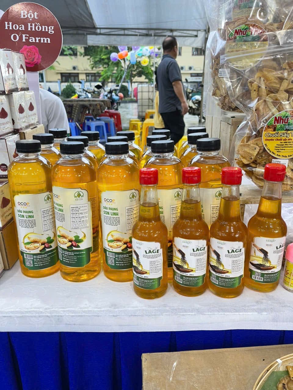 Dầu mè Lage - Sản phẩm HTX Sơn Linh