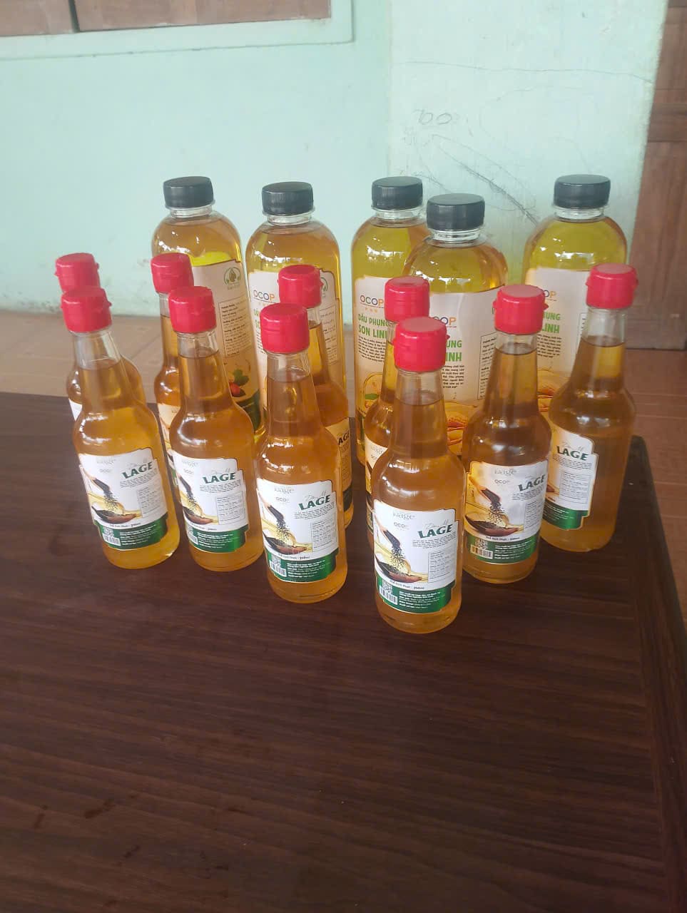 Dầu mè Lage - Sản phẩm HTX Sơn Linh