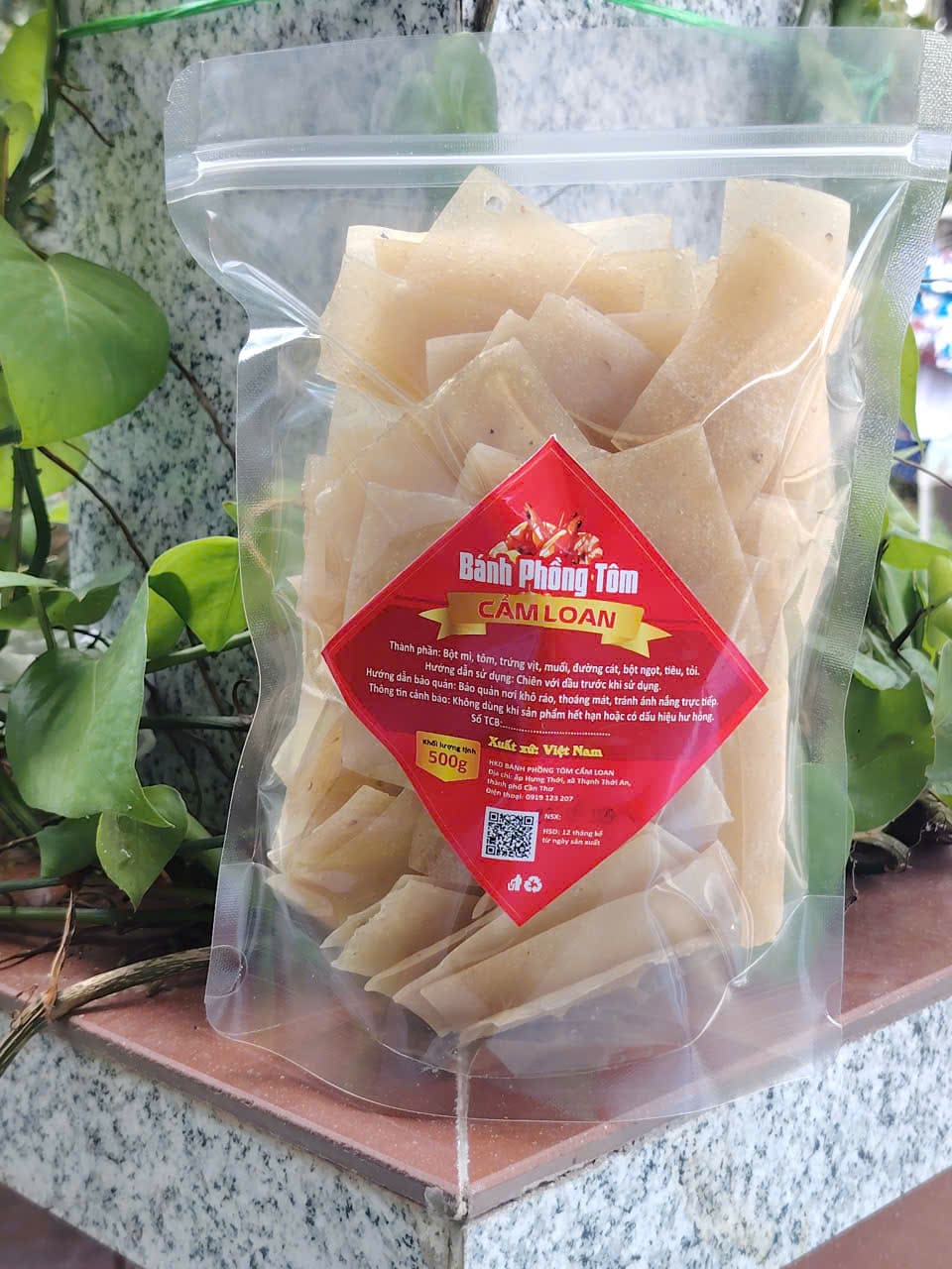 Bánh phồng tôm Cẩm Loan