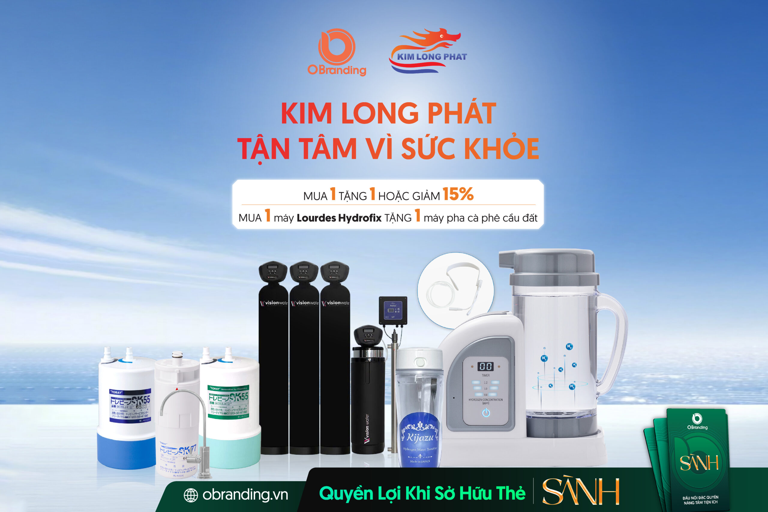Máy lọc nước Kim Long Phát