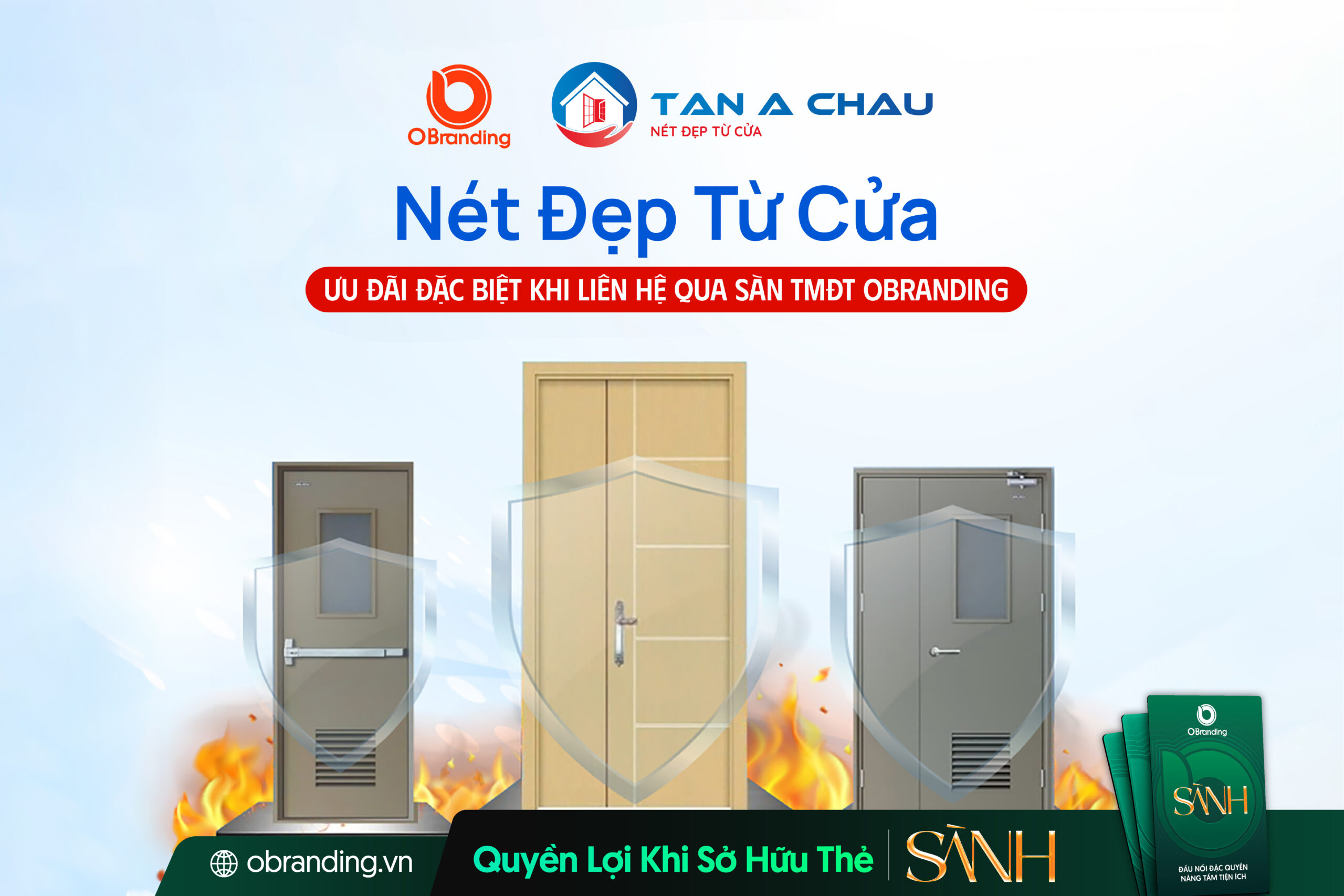 Tân Á Châu - Cửa nhôm kính và cửa công trình