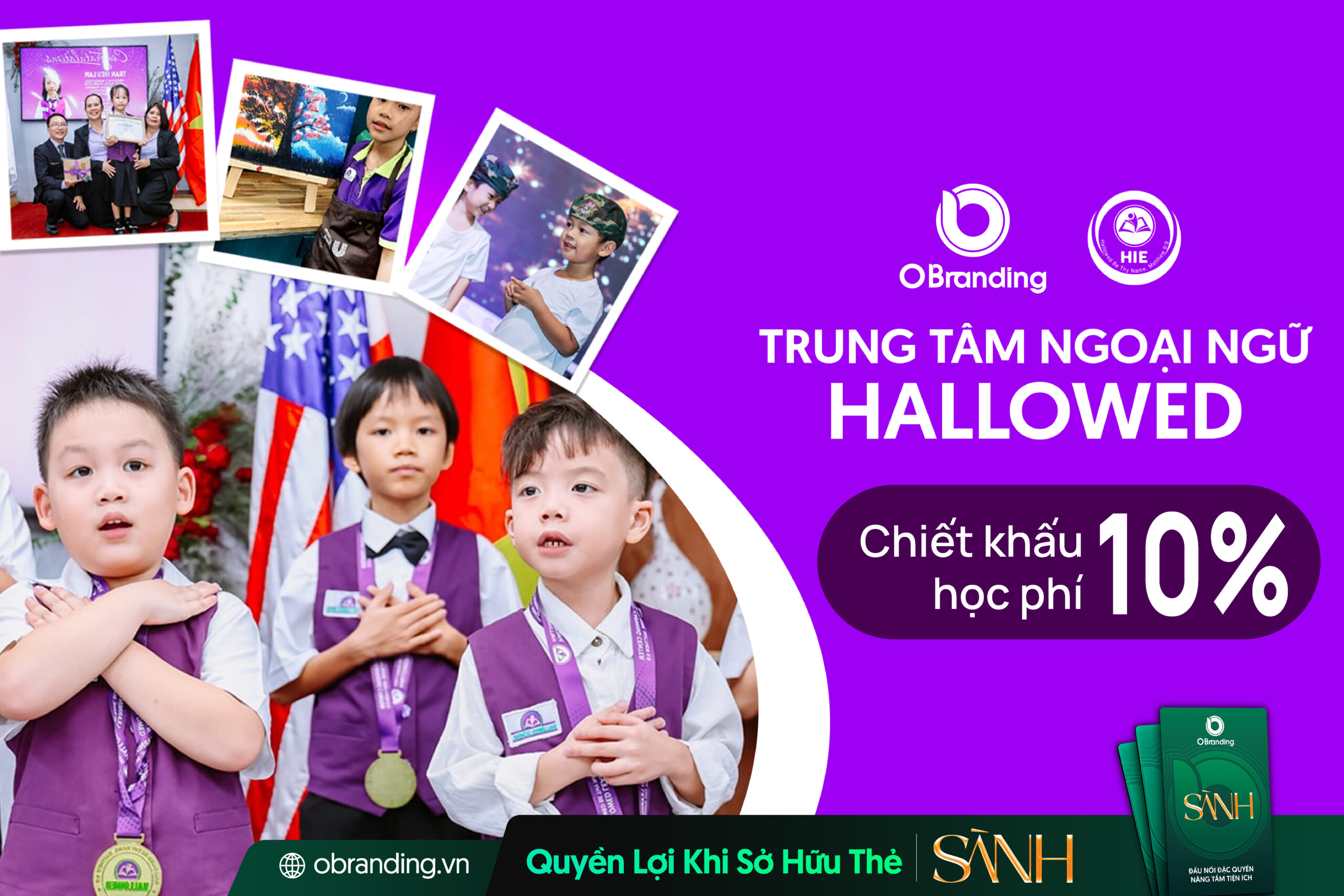 HALLOWED INTERNATIONAL EDUCATION (CHI NHÁNH HALLOWED LEARNING CENTER - CÔNG TY TNHH DỊCH VỤ HALLOWED )