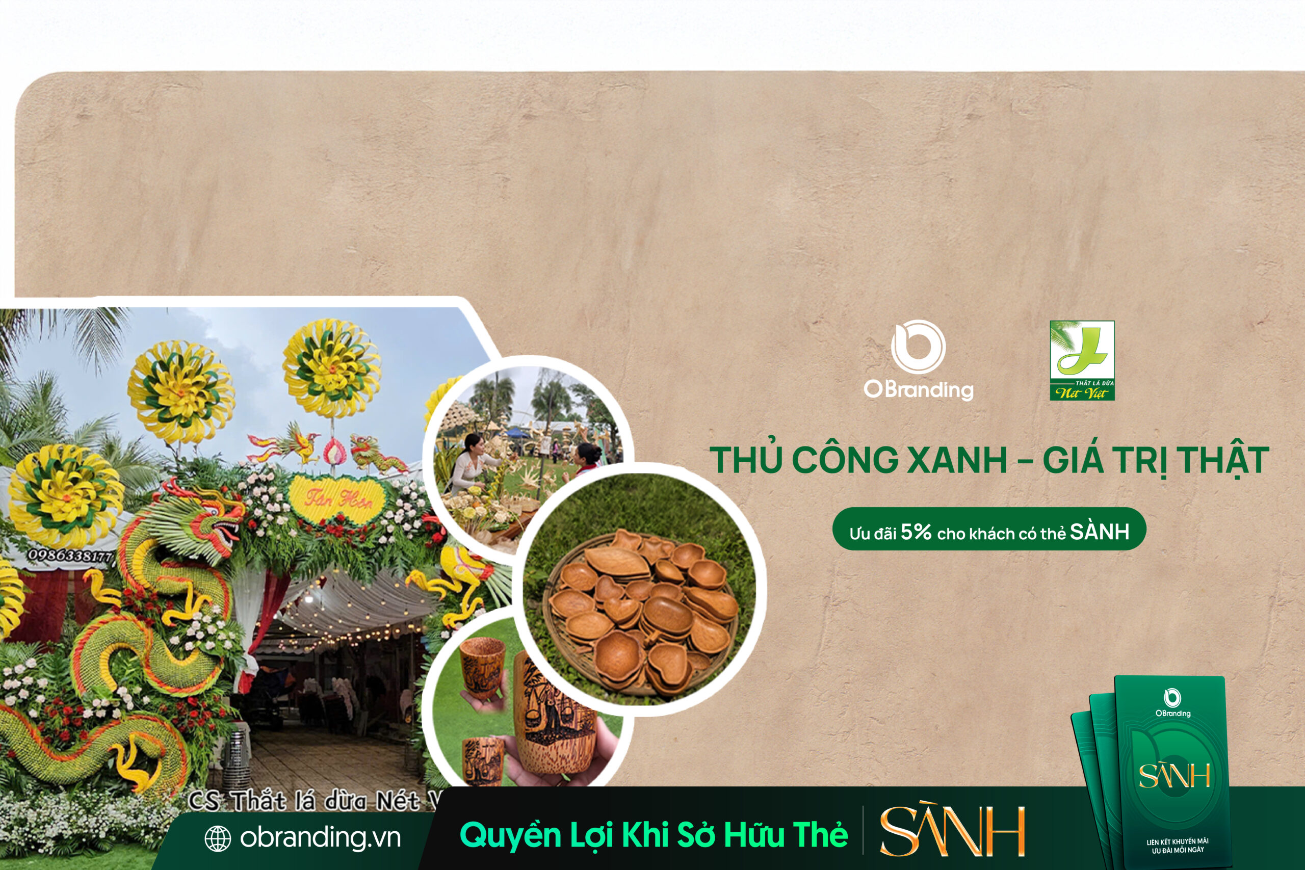 Nét Việt - Thắt lá dừa và trang trí sự kiện