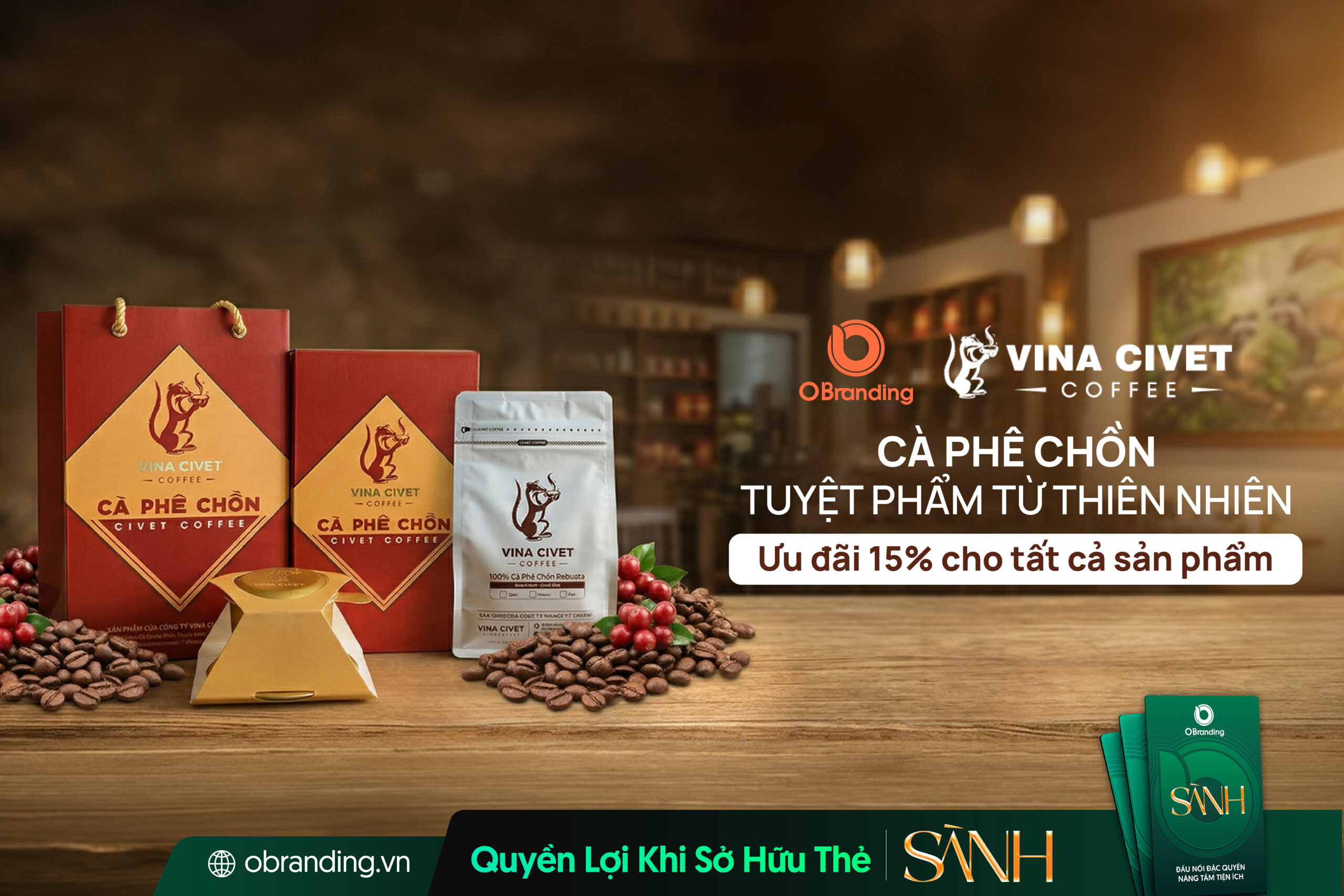 CÔNG TY TNHH MTV THƯƠNG MẠI SẢN SUẤT VÀ XUẤT NHẬP KHẨU VINACIVET COFFEE