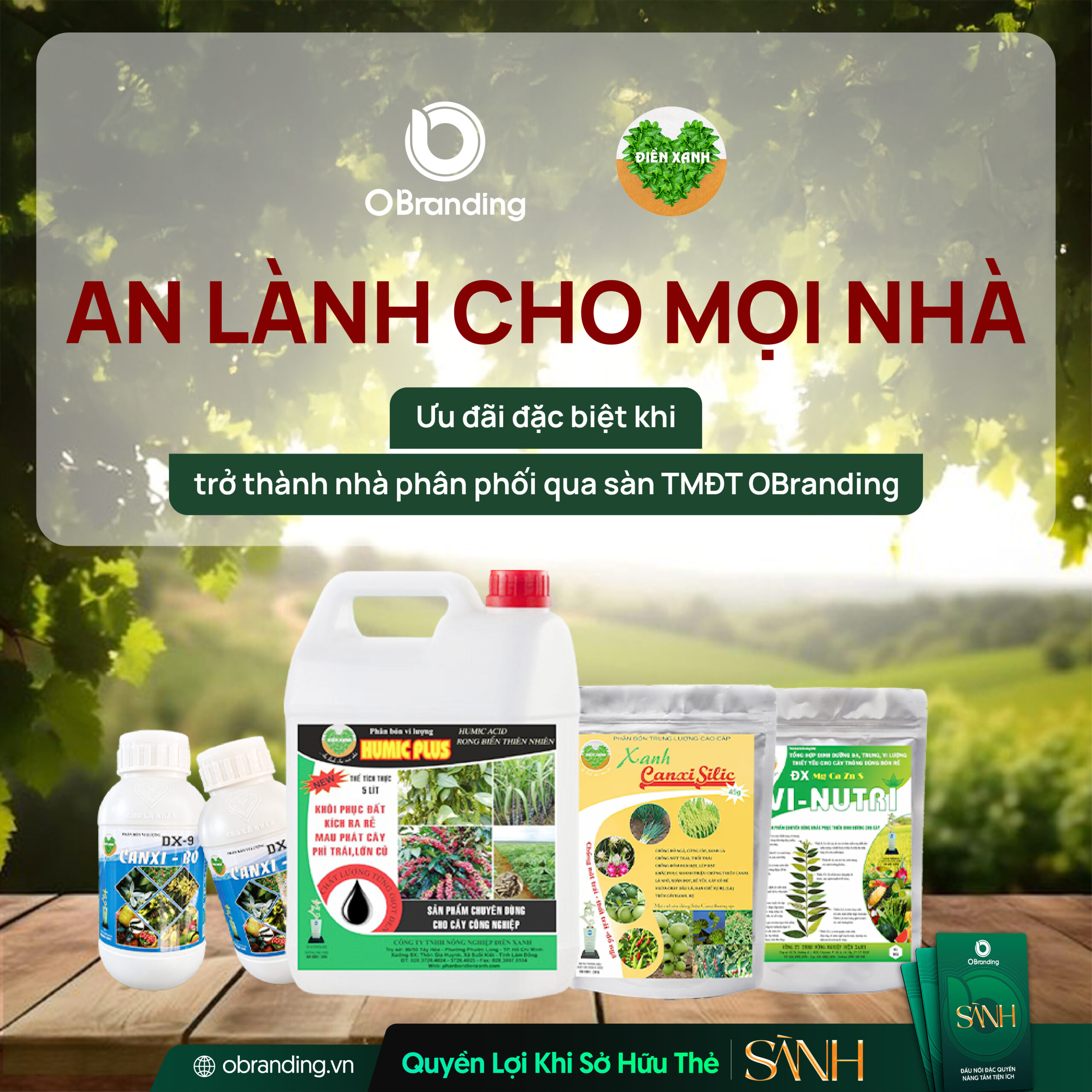 CÔNG TY TNHH NÔNG NGHIỆP ĐIỀN XANH