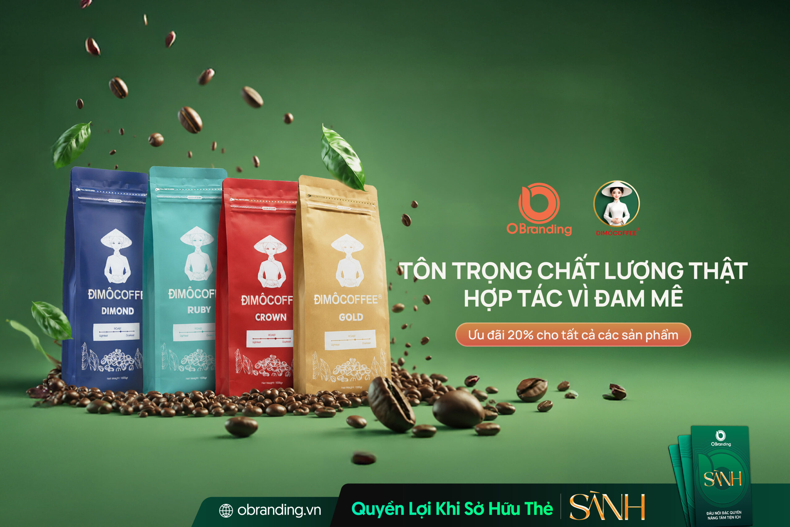 Đi Mô Coffee - Cà phê rang xay nguyên chất