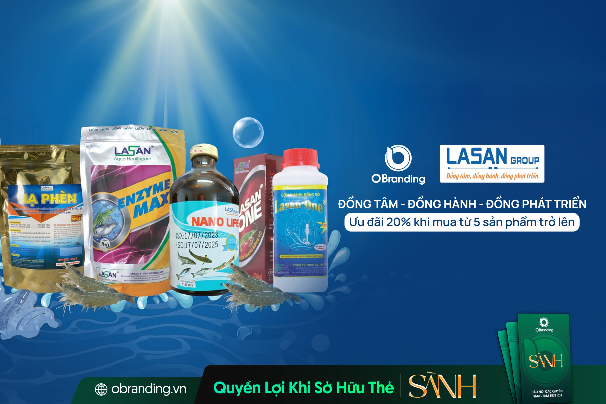 LaSan Group - Sản phẩm nuôi trồng thủy sản