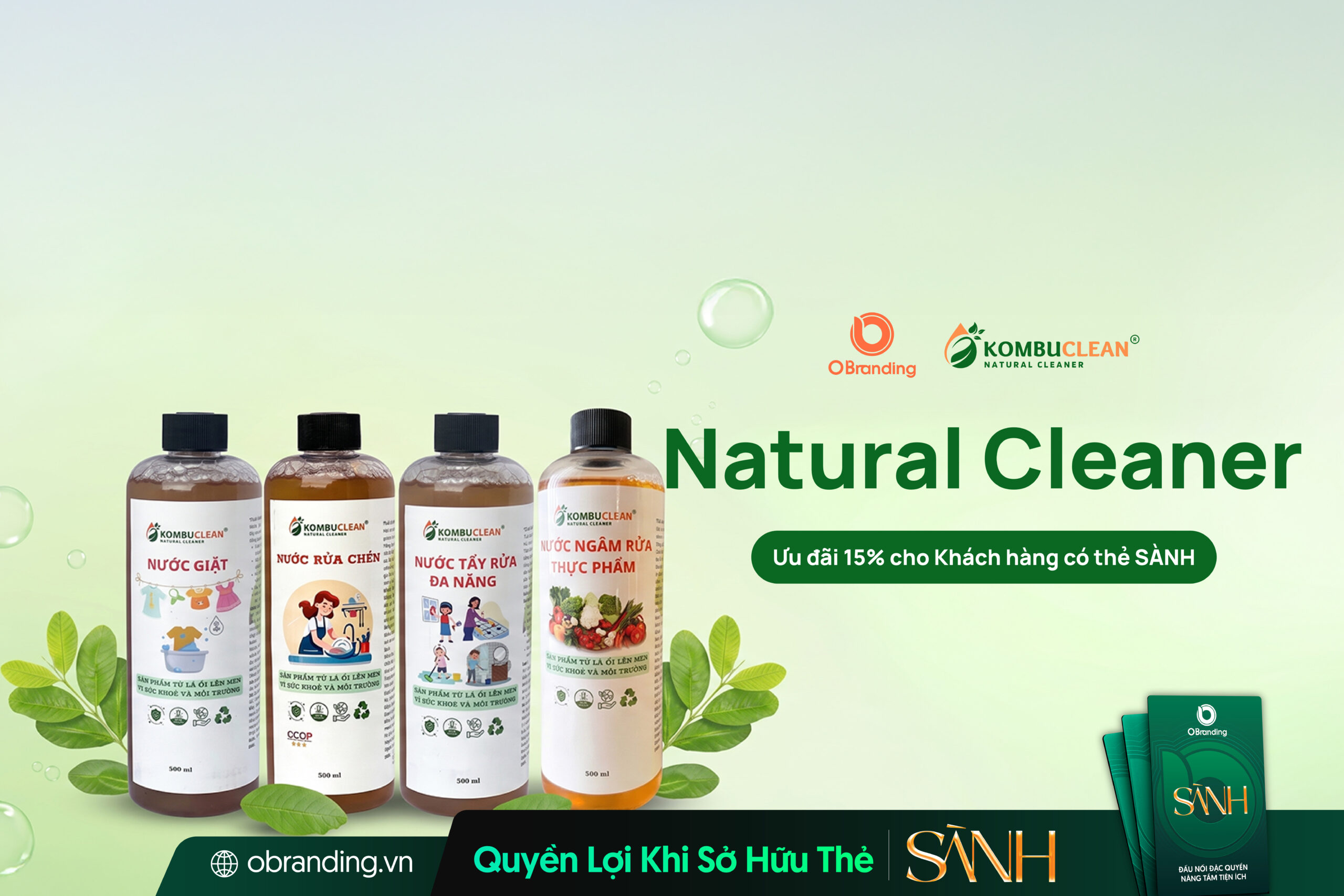 Nước rửa chén Kombuclean