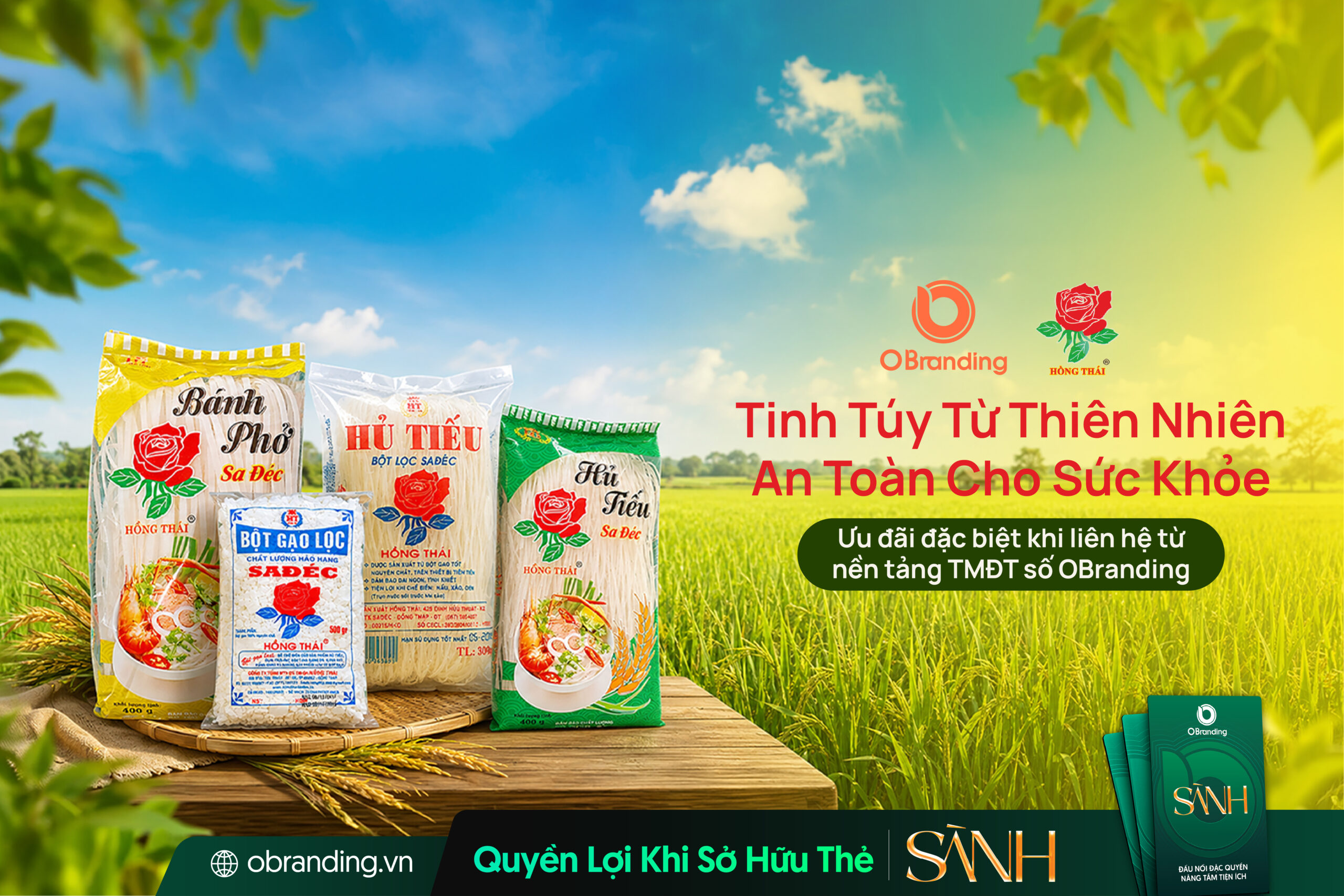Hồng Thái Sa Đéc - Sản phẩm từ gạo