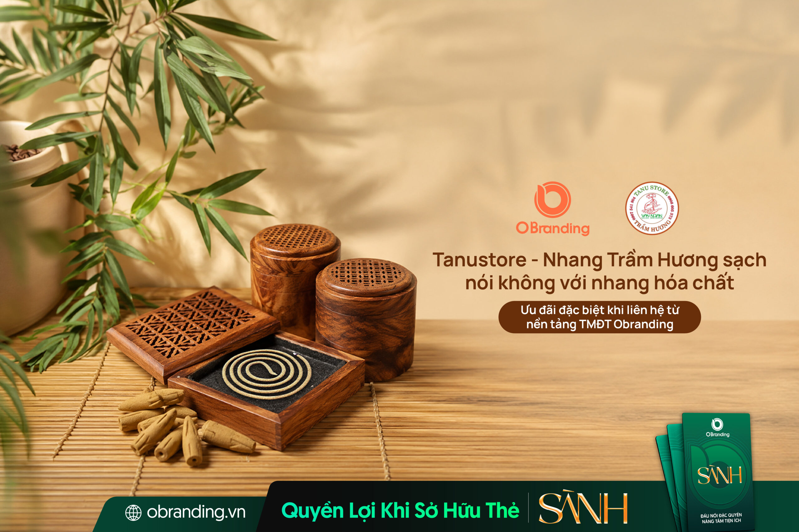 Tanustore - Nhang trầm hương sạch
