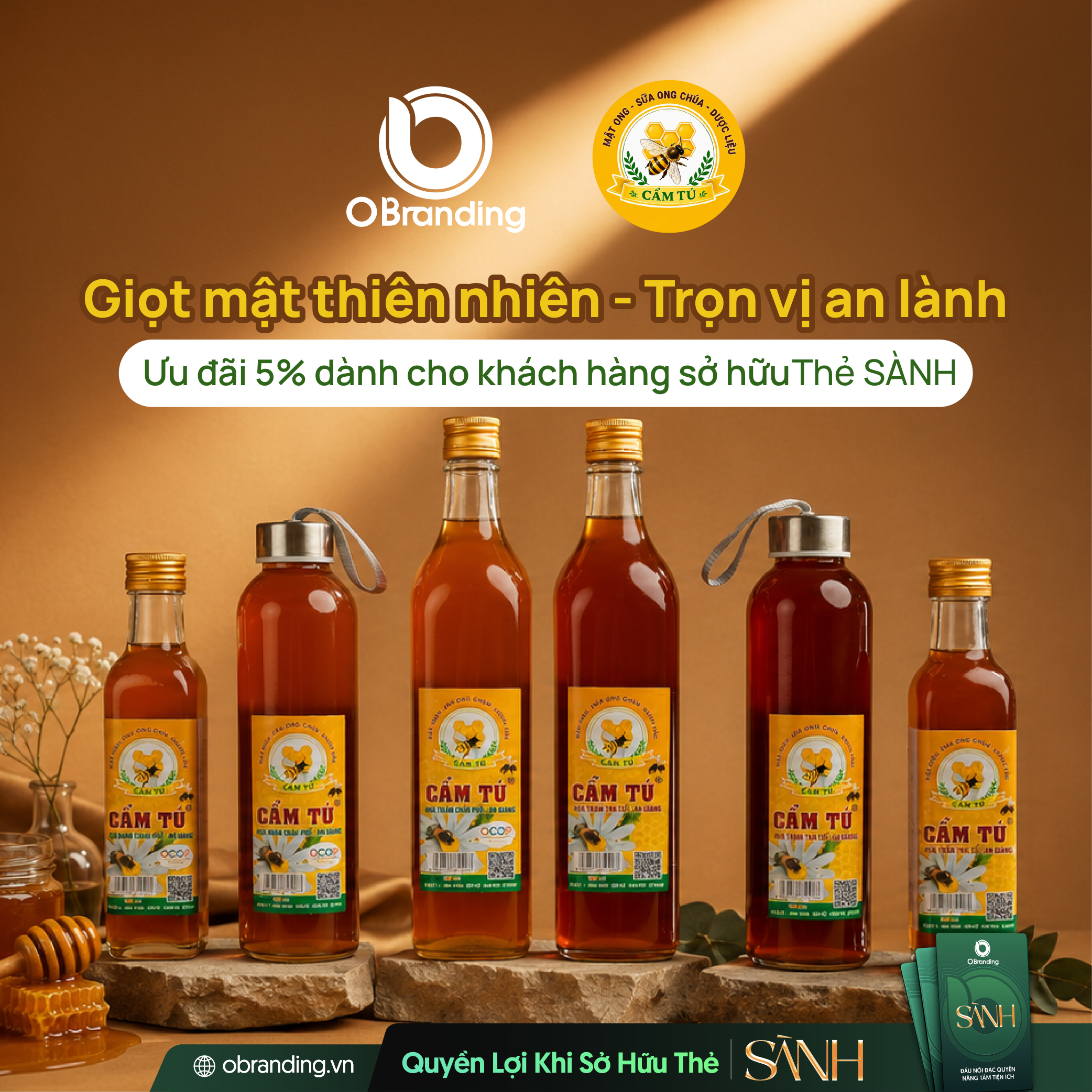 MẬT ONG - SỮA ONG CHÚA, DƯỢC LIỆU CẨM TÚ
