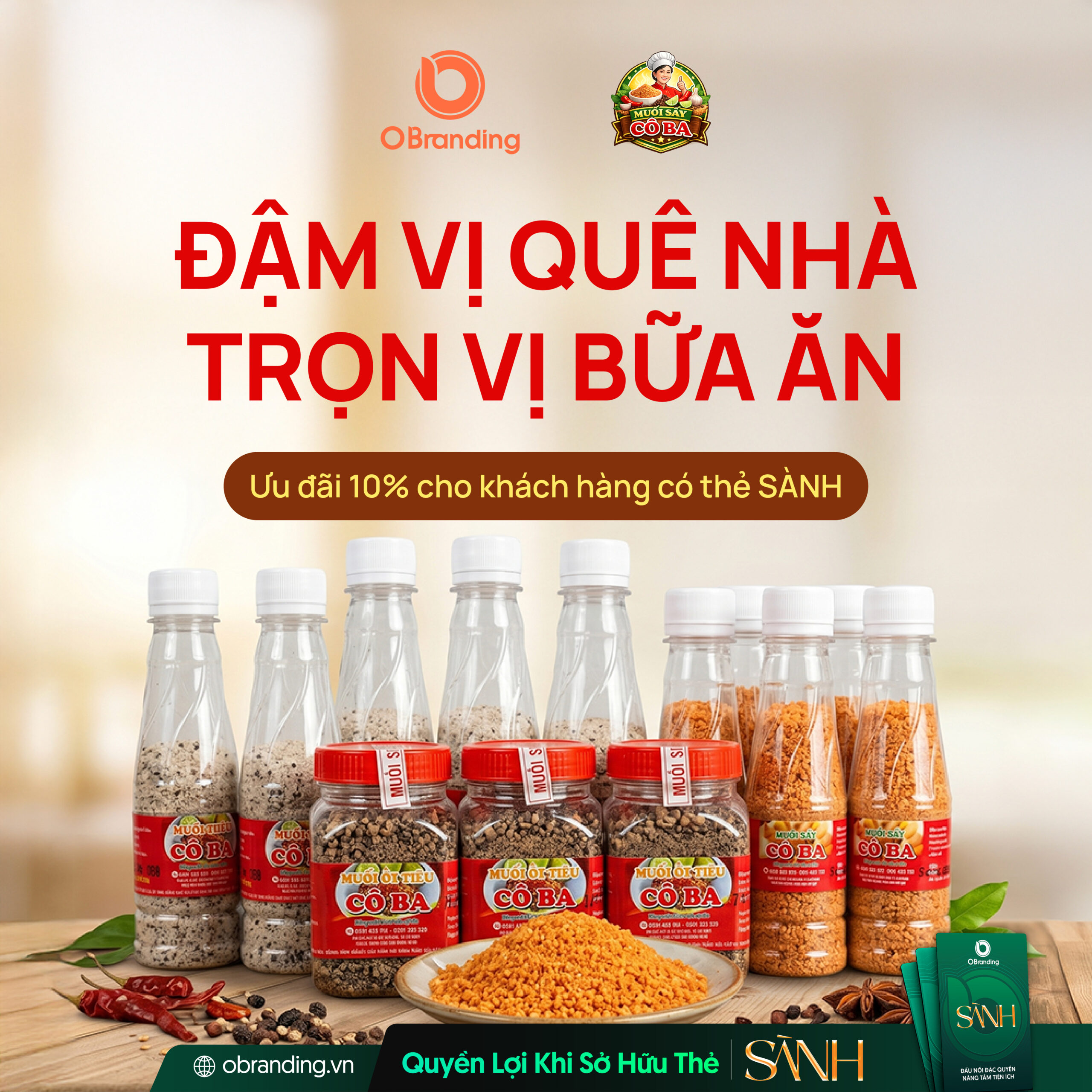 HỘ KHINH DOANH MUỐI SẤY CÔ BA