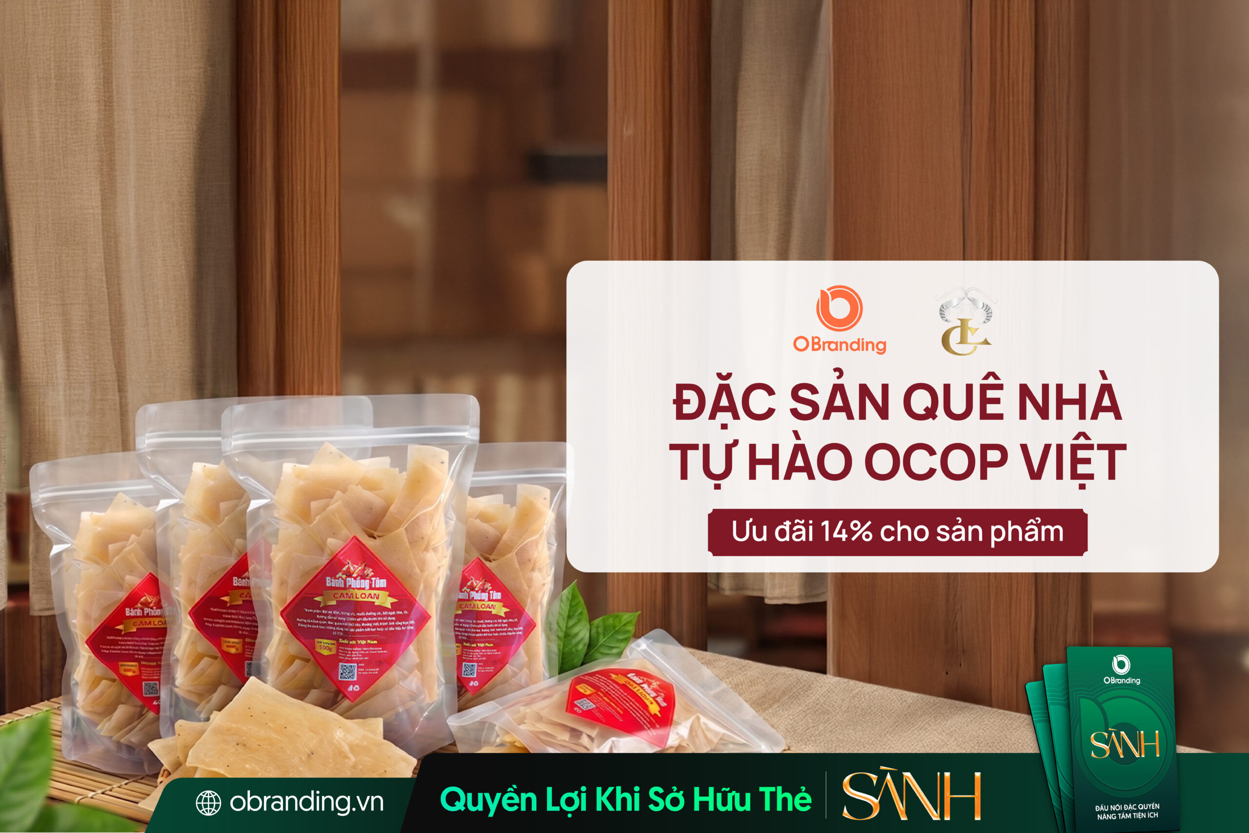 Bánh phồng tôm Cẩm Loan