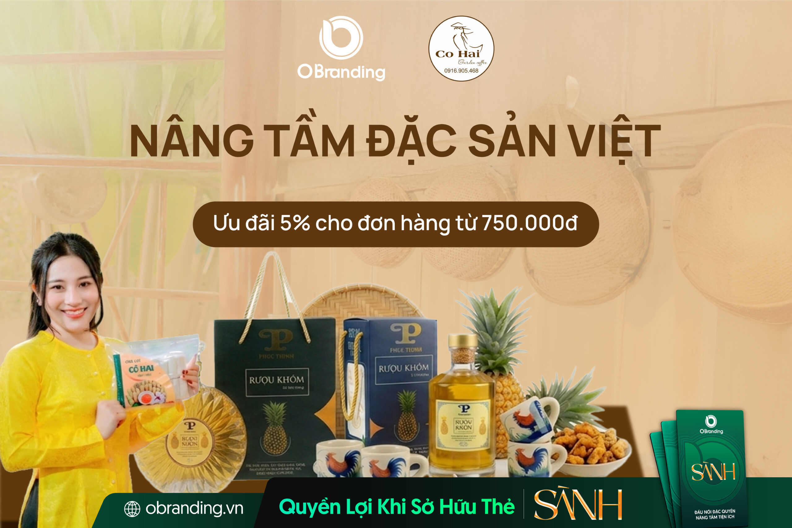 Cô Hai Garden Coffee - Cà phê và ẩm thực miền Tây