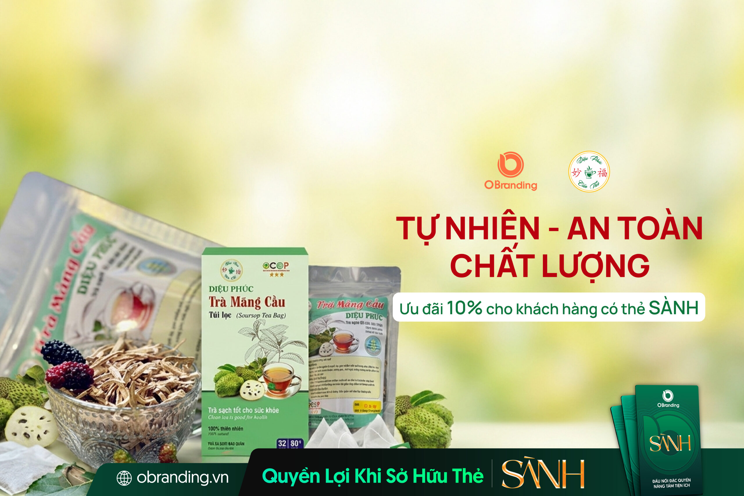 Trà Diệu Phúc - Trà mãng cầu Cần Thơ