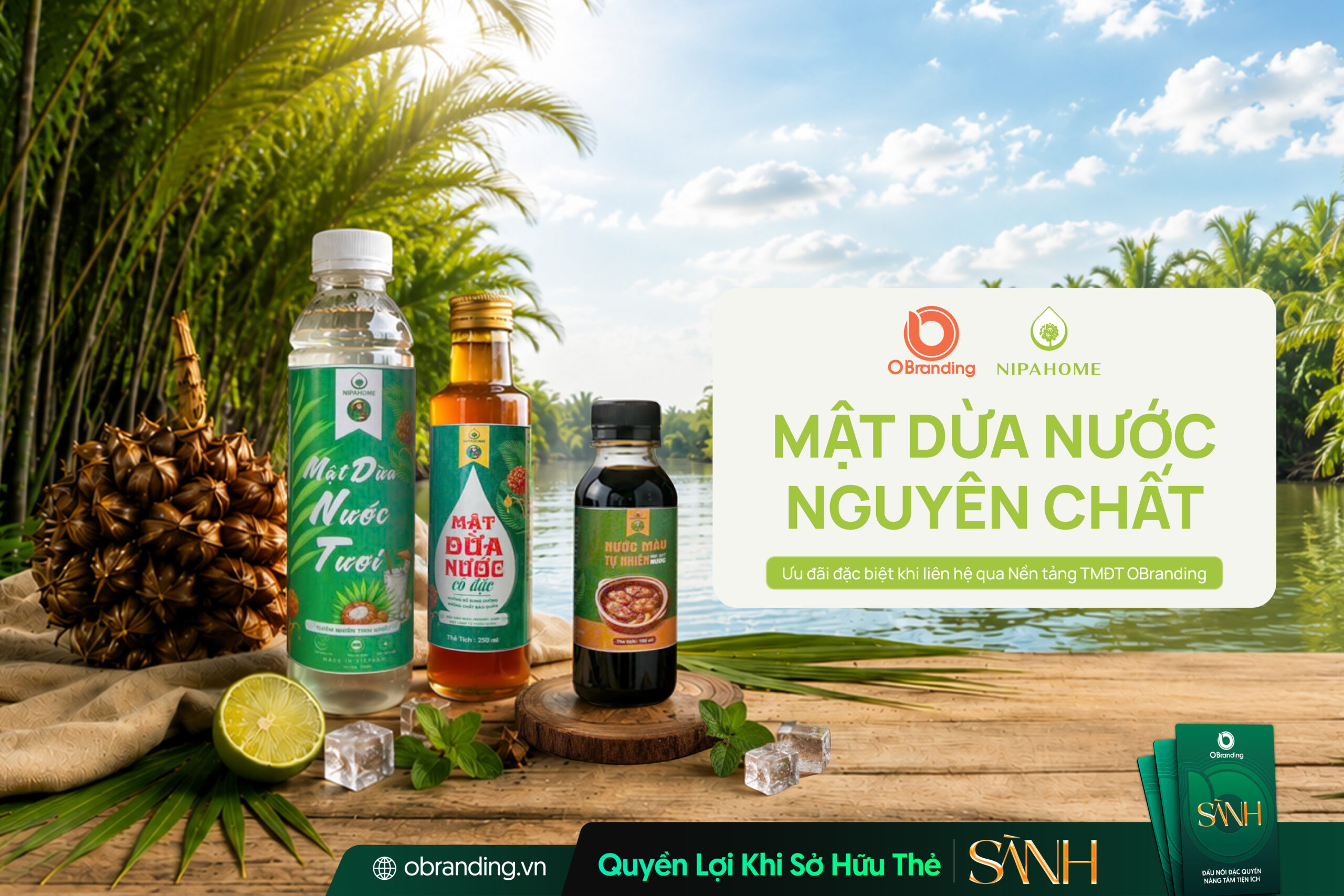 NipaHome - Mật dừa nước tự nhiên Quảng Ngãi