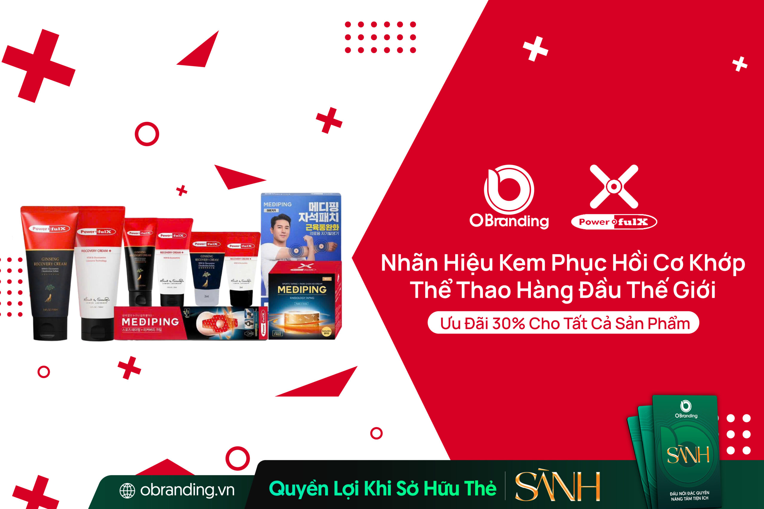 POWERFUL-X sản phẩm chăm sóc thể thao tại Hà Nội