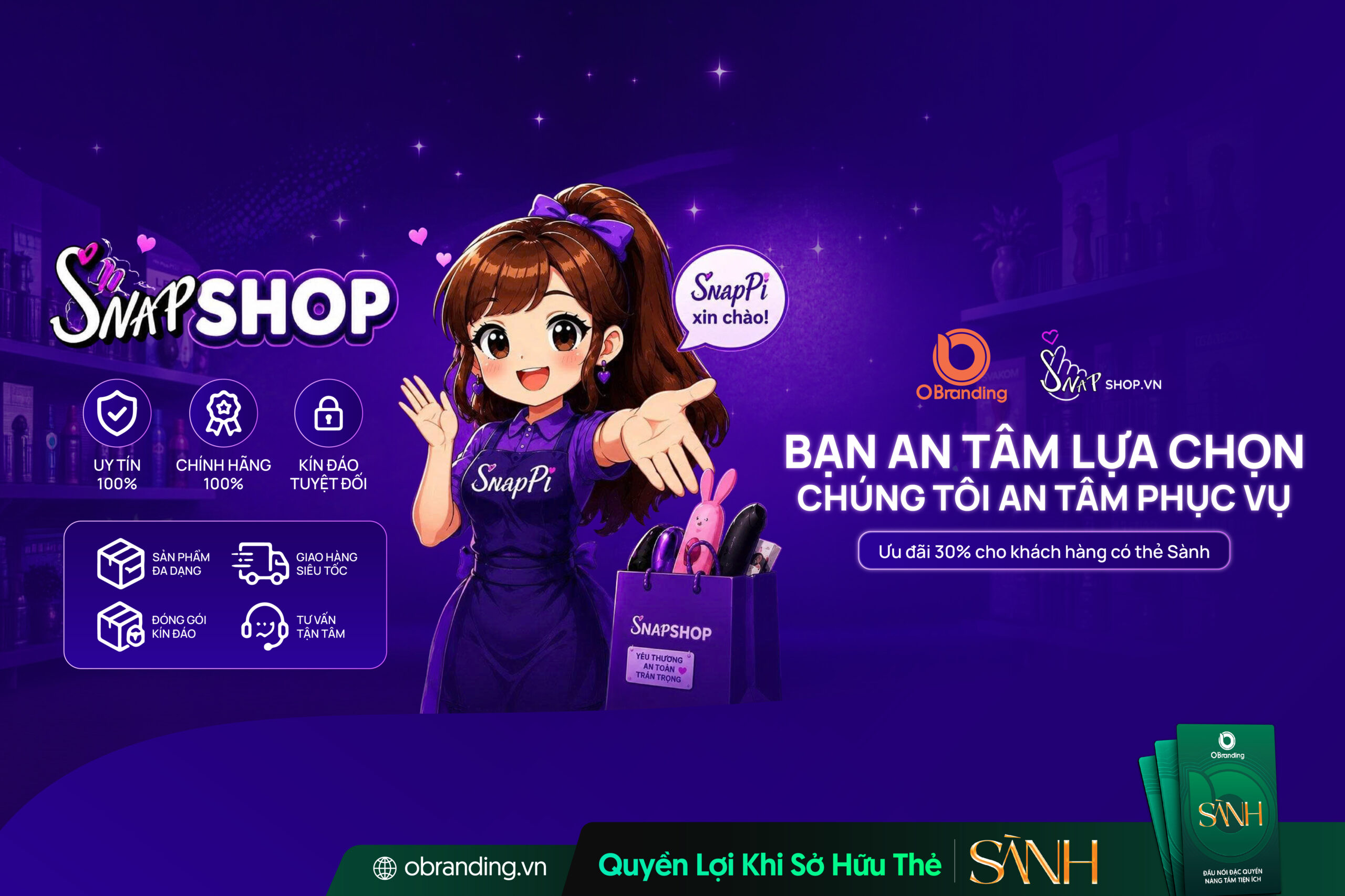 Snapshop - Bao cao su và sản phẩm chăm sóc