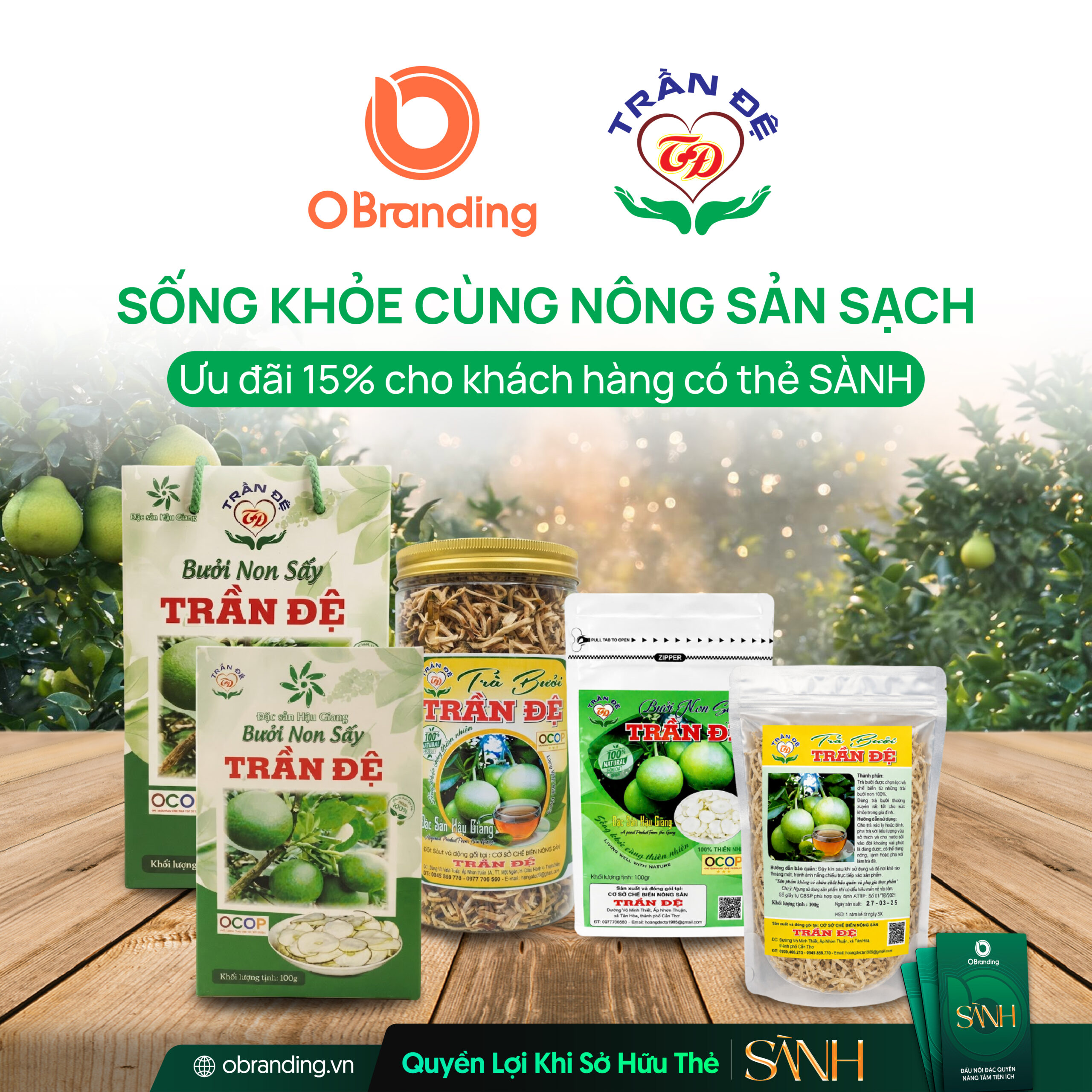 HỘ KINH DOANH CƠ SỞ CHẾ BIẾN NÔNG SẢN TRẦN ĐỆ