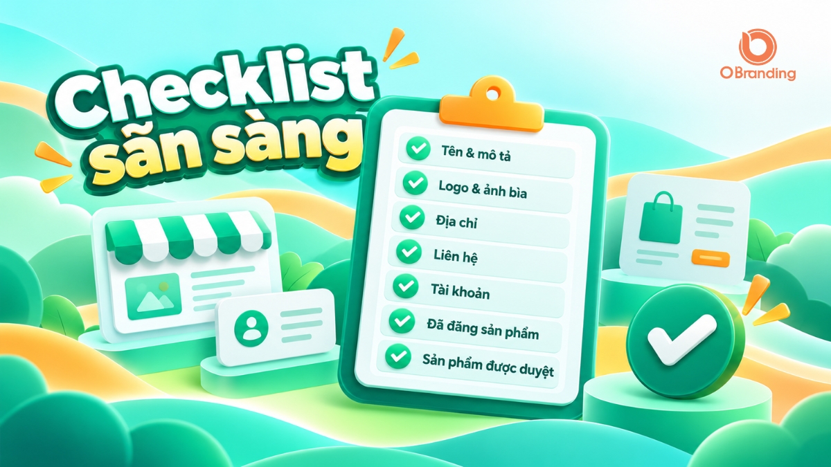 Bảng checklist 7 hạng mục hoàn thiện cần kiểm tra trước khi vận hành gian hàng OBranding