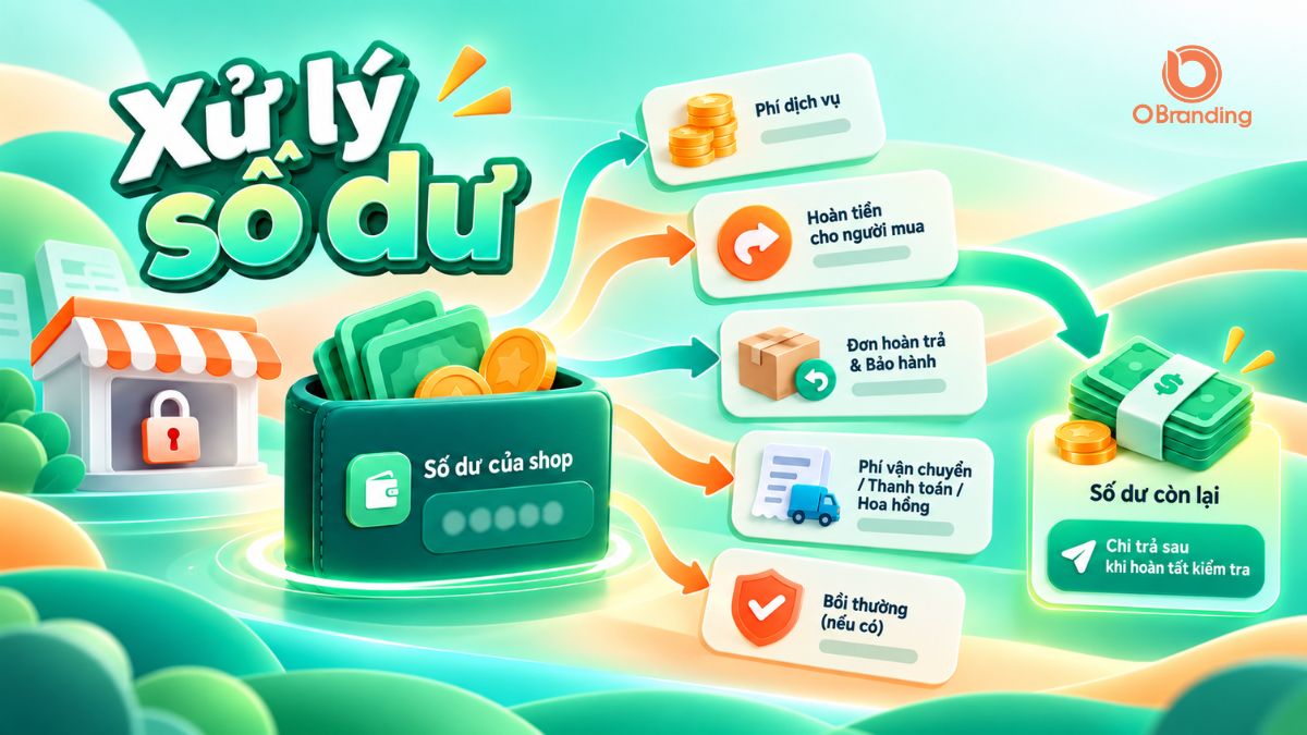 Quy trình đối soát và xử lý số dư ví khi gian hàng bị khóa