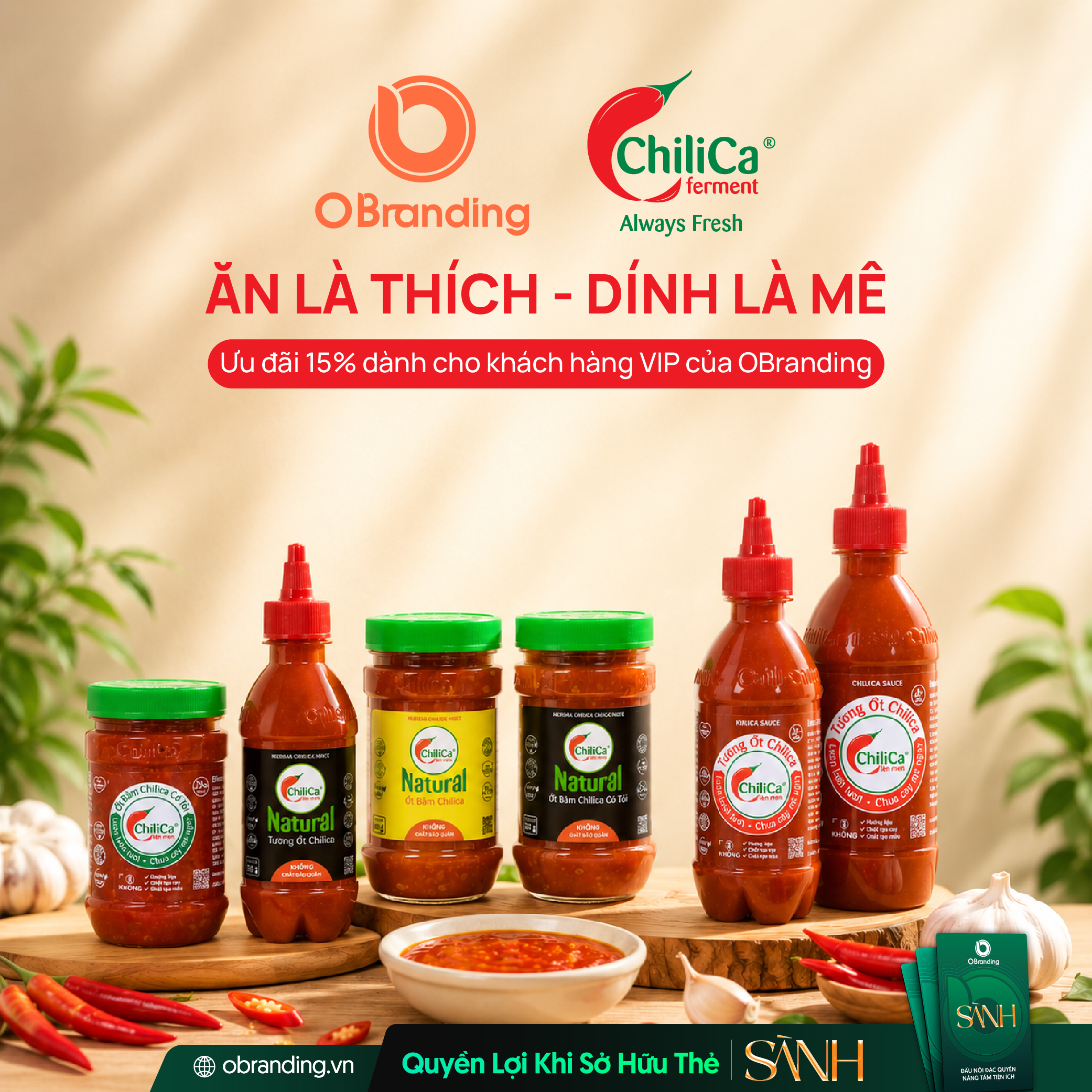 CÔNG TY TNHH CÔNG NGHỆ SINH HỌC TOMCARE - Tương ớt tươi CHILICA