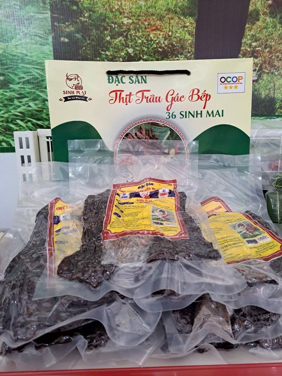 36 Sinh Mai - Thịt trâu gác bếp đặc sản Thanh Hóa