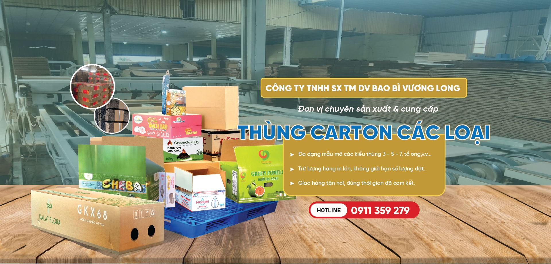 Bao Bì Vương Long - Thùng carton và bao bì