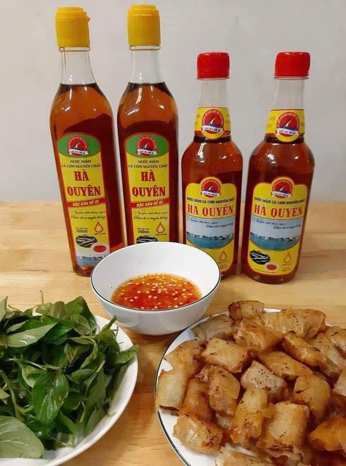 Nước Mắm Hà Quyên - Nước mắm cá cơm nguyên chất