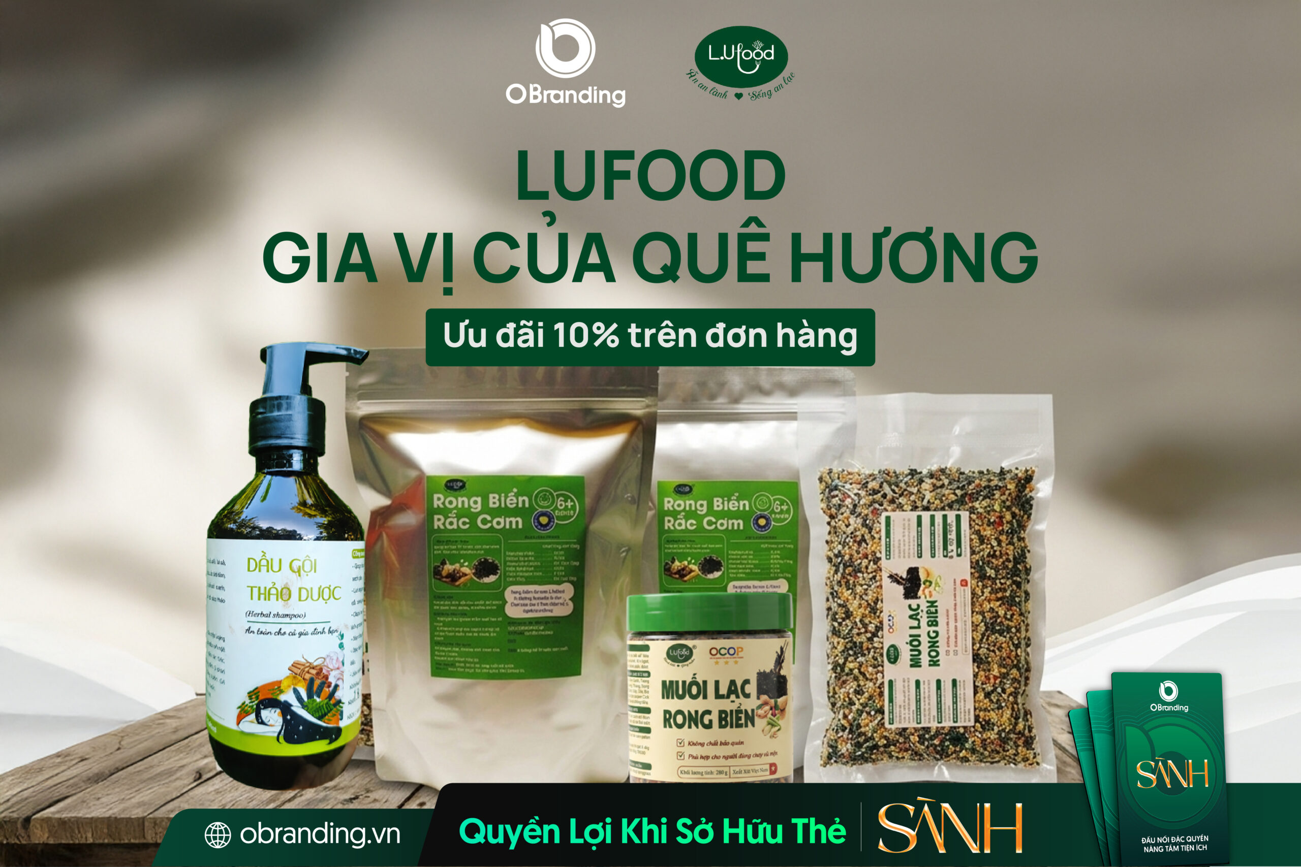 HỘ KINH DOANH CƠ SỞ SẢN XUẤT MUỐI LẠC RONG BIỂN LÊ UYÊN
