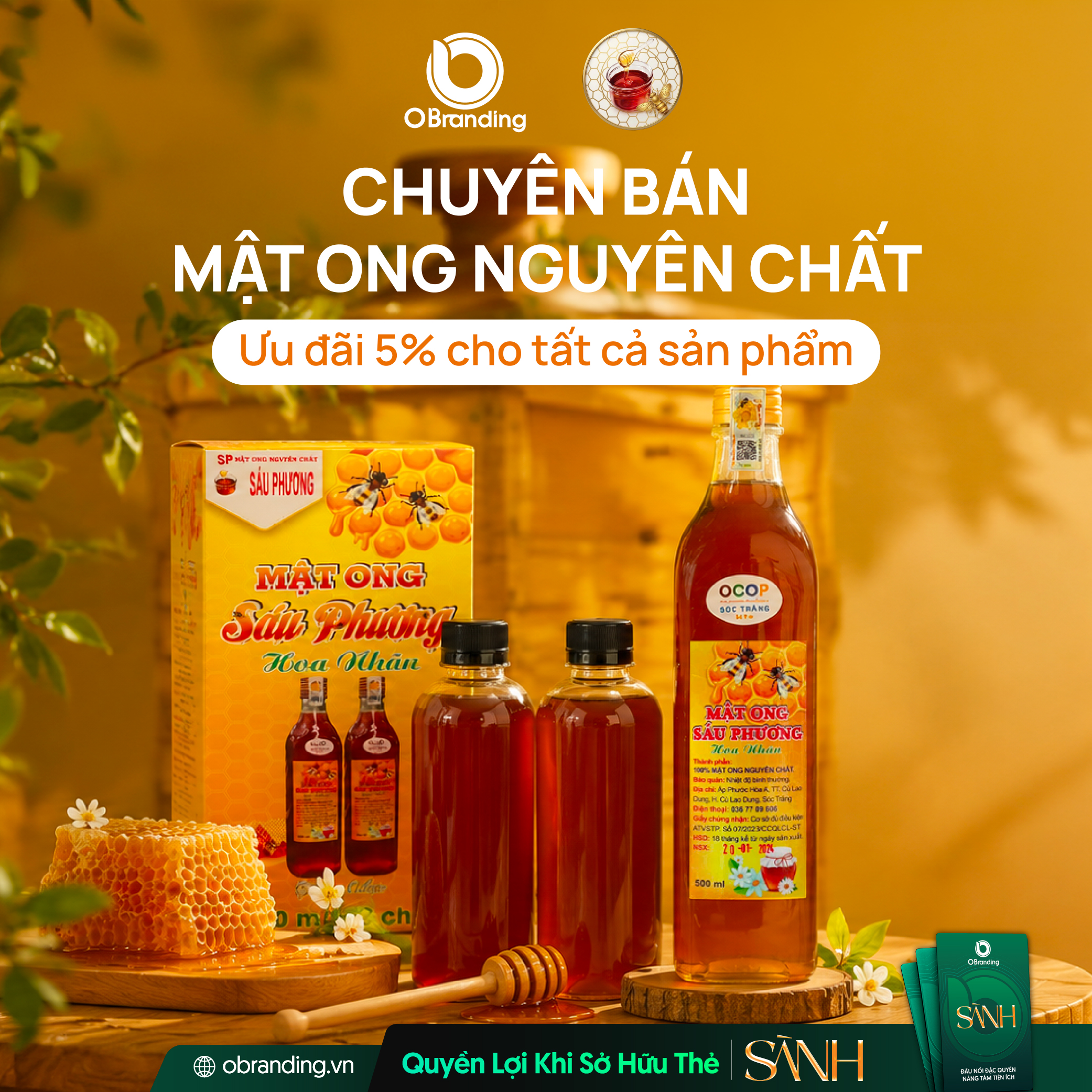 HỘ KINH DOANH MẬT ONG SÁU PHƯƠNG