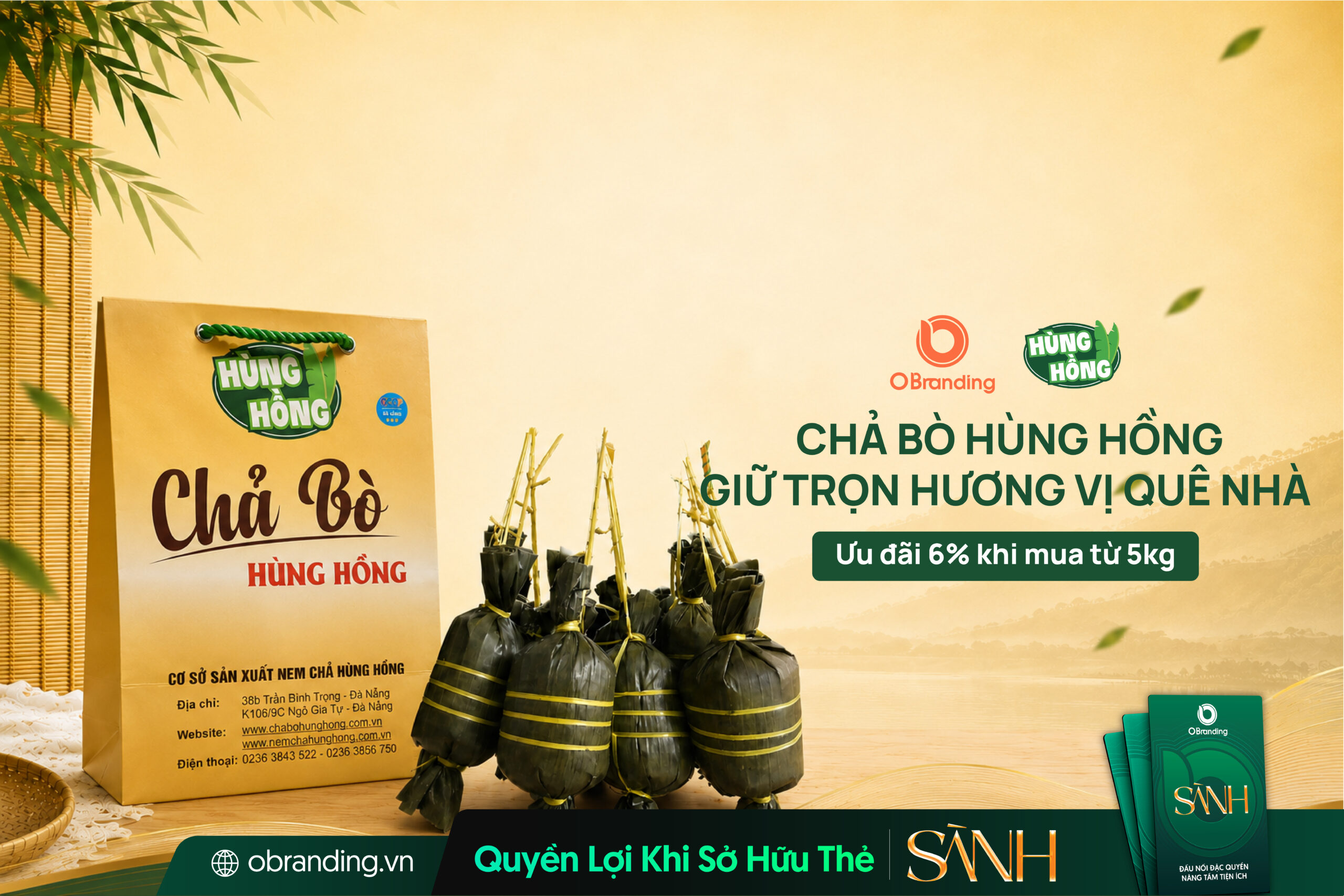 Chả Bò Hùng Hồng - Đặc sản Đà Nẵng