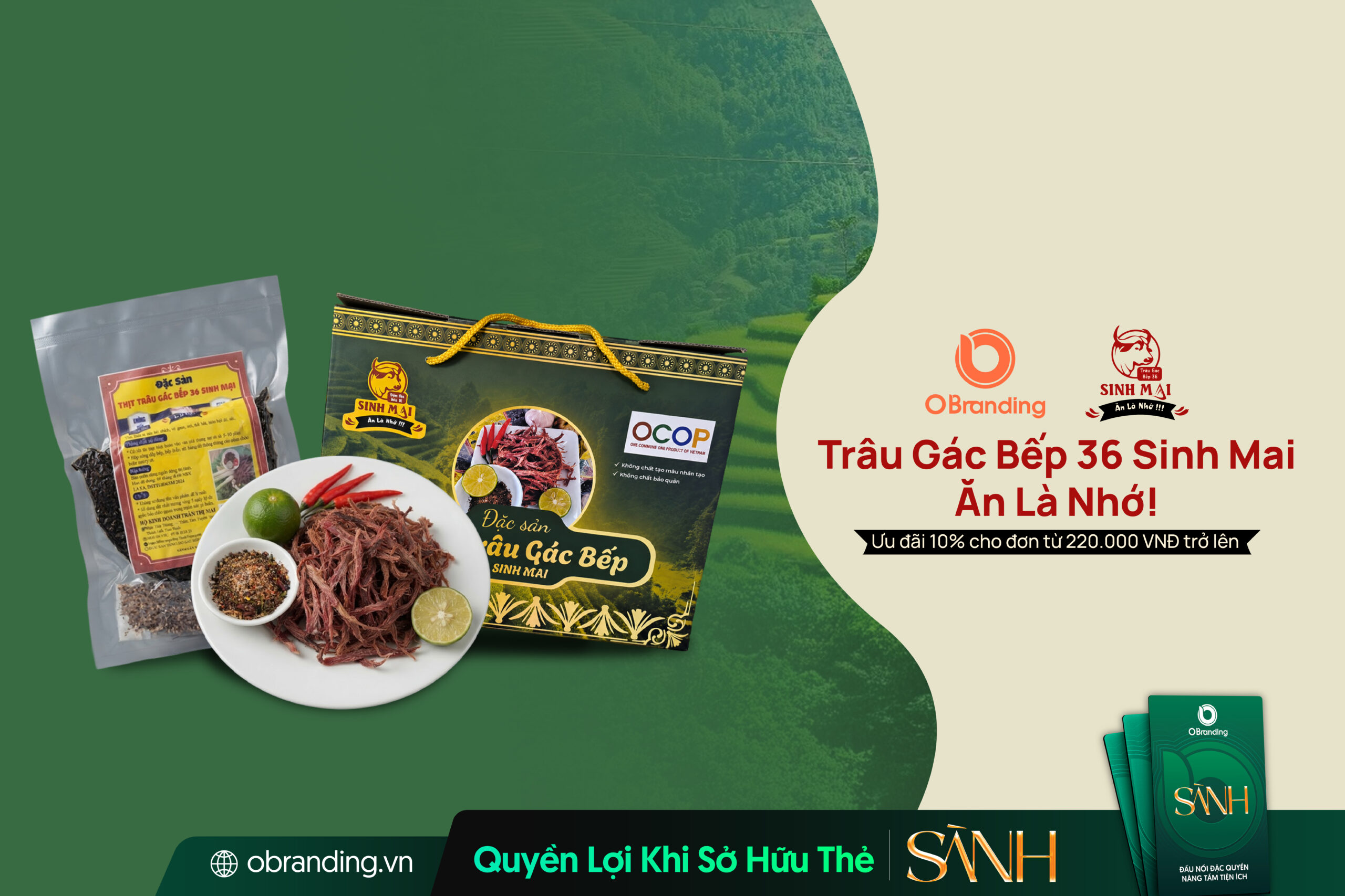 36 Sinh Mai - Thịt trâu gác bếp đặc sản Thanh Hóa