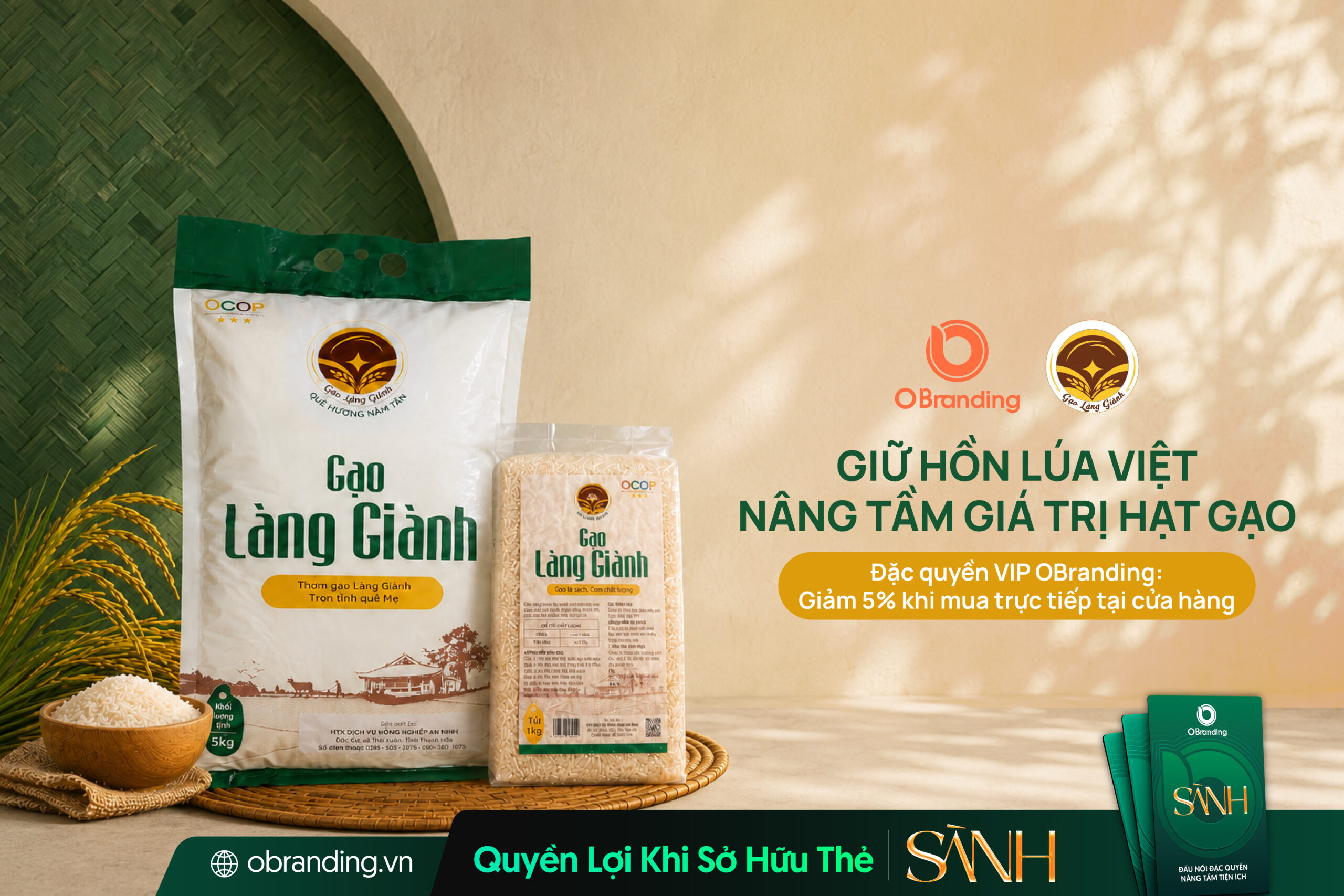 Gạo Làng Giành - Gạo đặc sản Hưng Yên